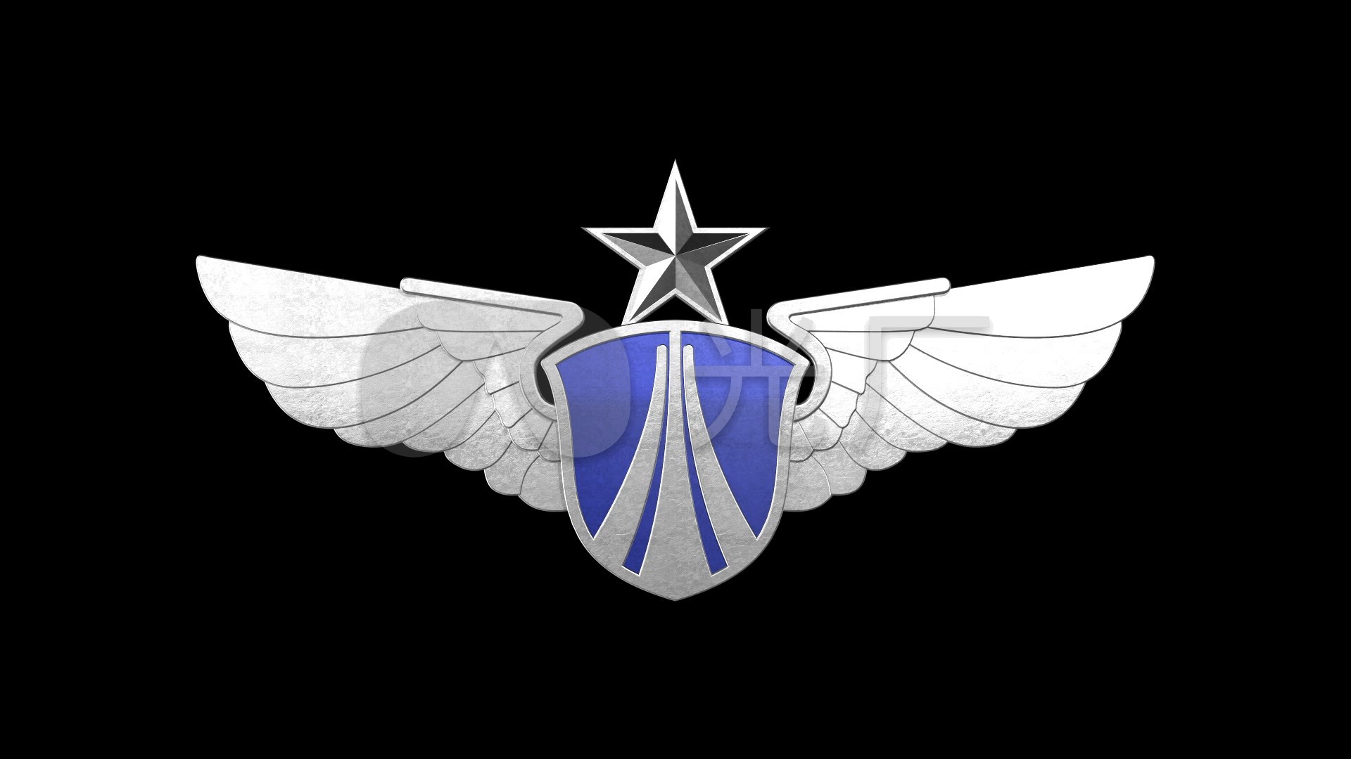空军_logo_旋转_带通道_1920x1080_高清视频素材下载(编号:6194440)