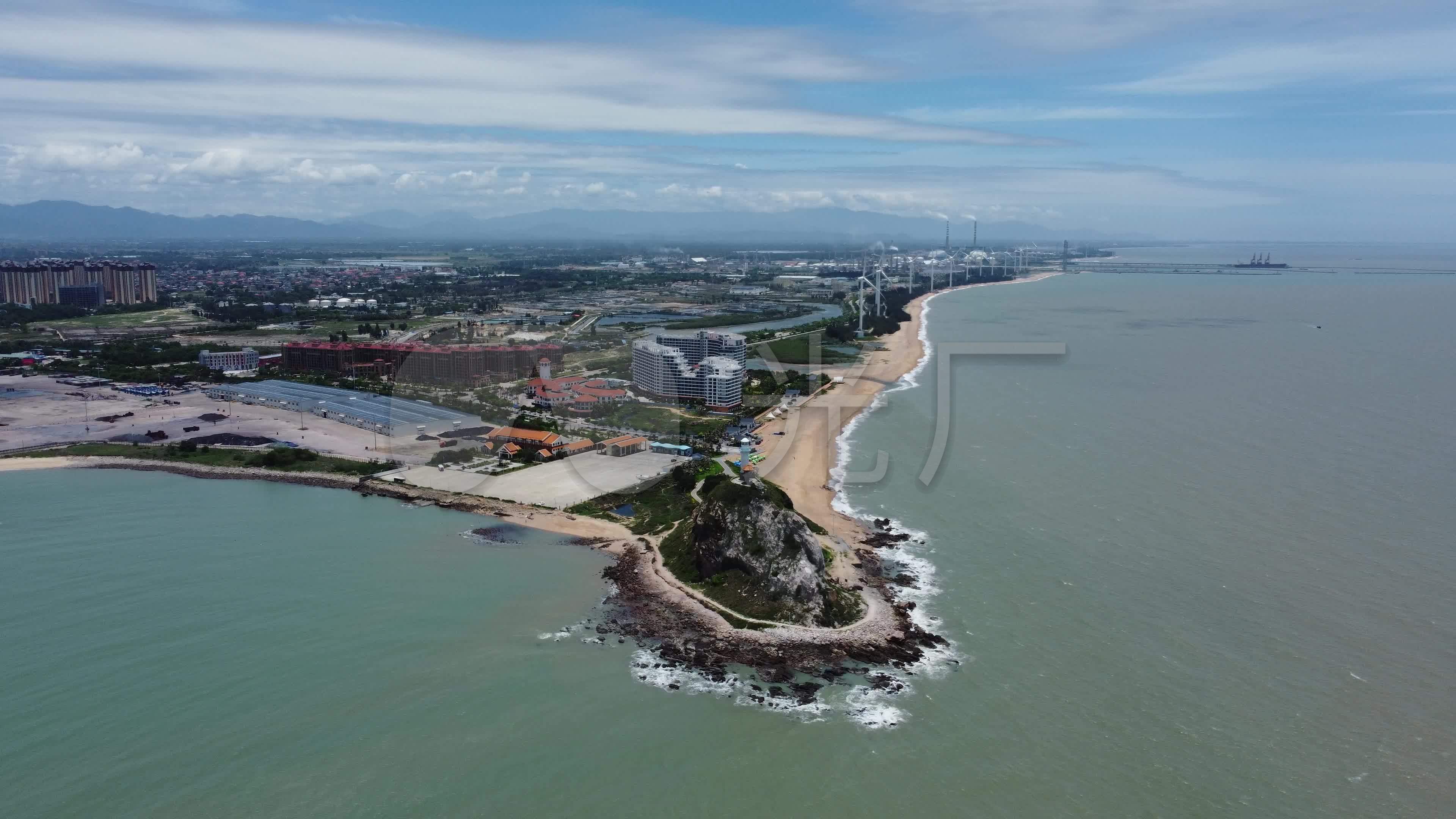 海南东方鱼鳞洲风景区_3840x2160_高清视频素材下载