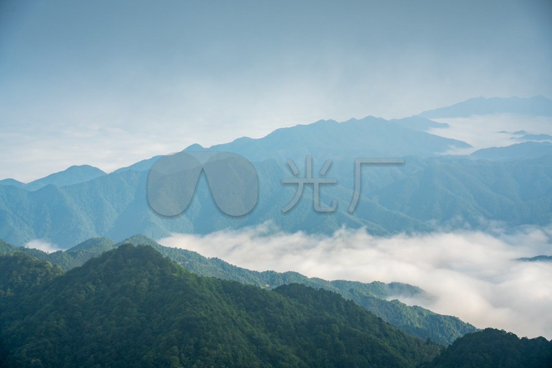湖南郴州古南岳回龙山云海延时摄影