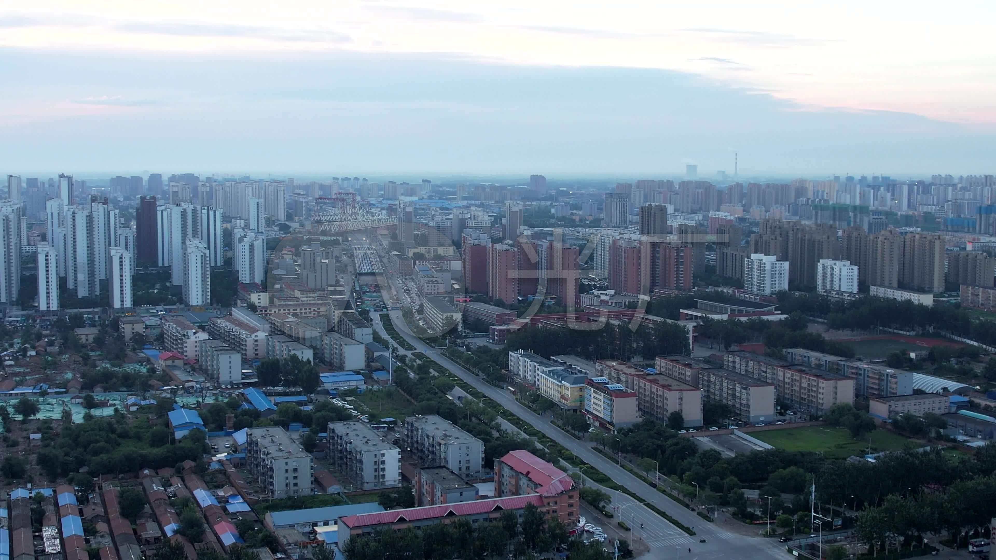 2021年8月航拍河北廊坊市全景_3840x2160_高清视频(:)