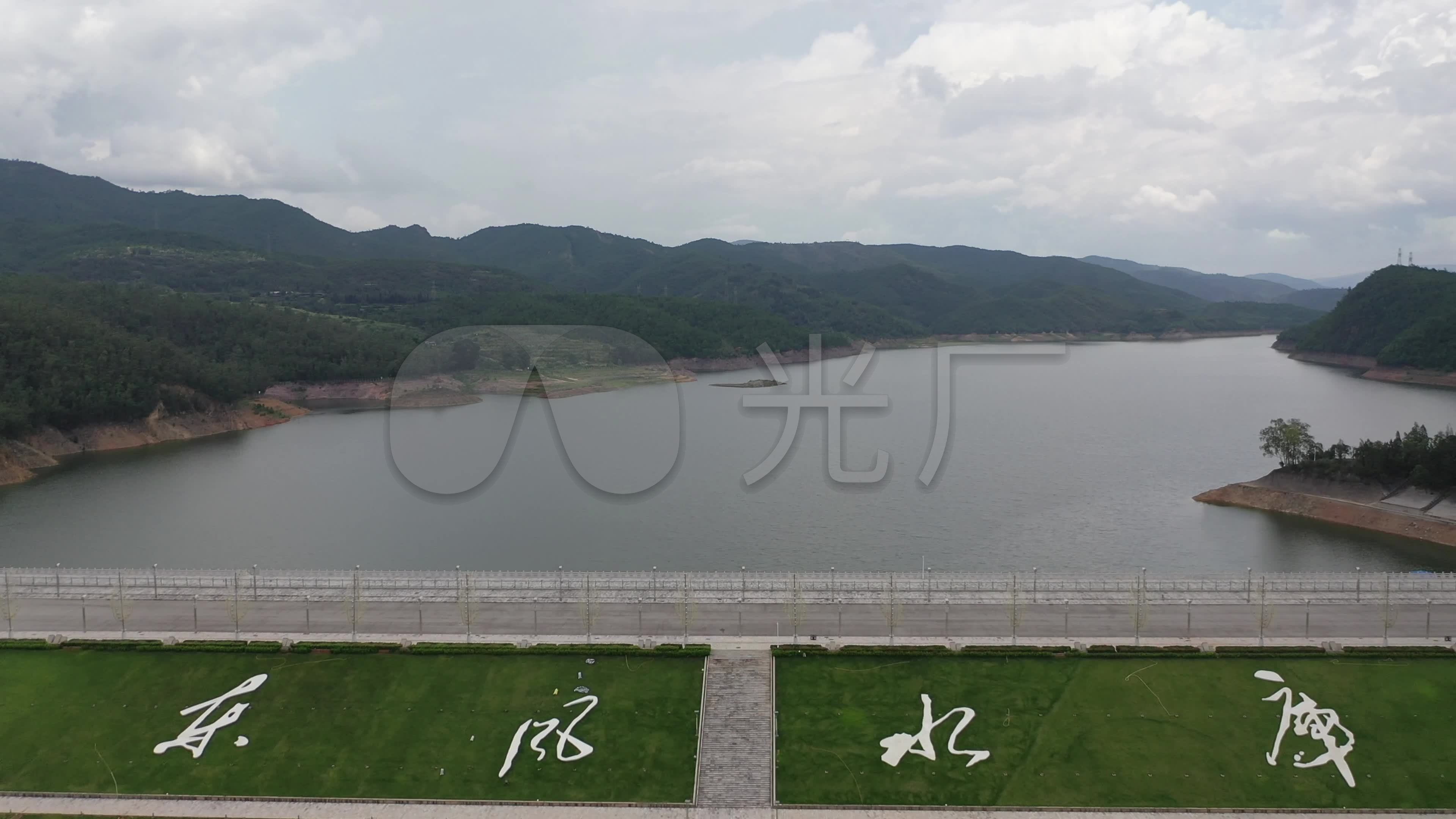 玉溪市东风水库_3840x2160_高清视频素材下载(编号:)