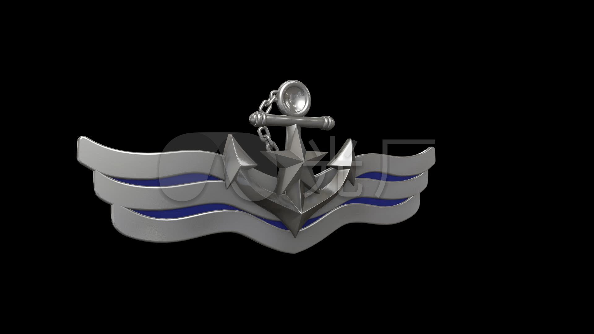 海军3d军徽徽章