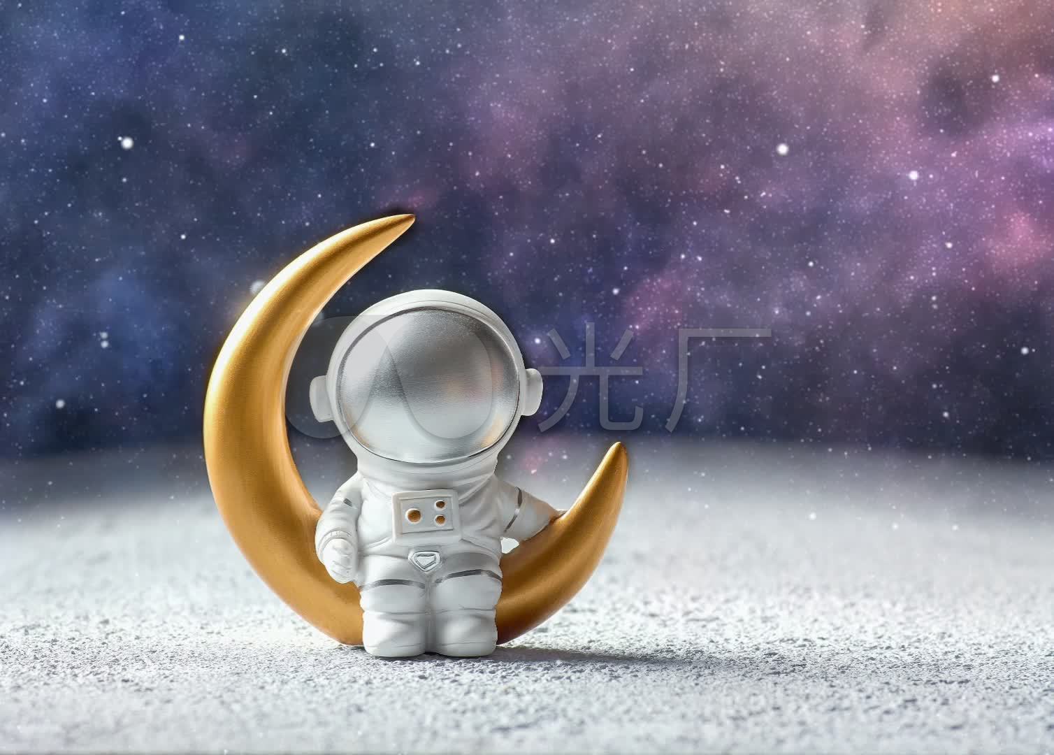 月球上的宇航员卡通