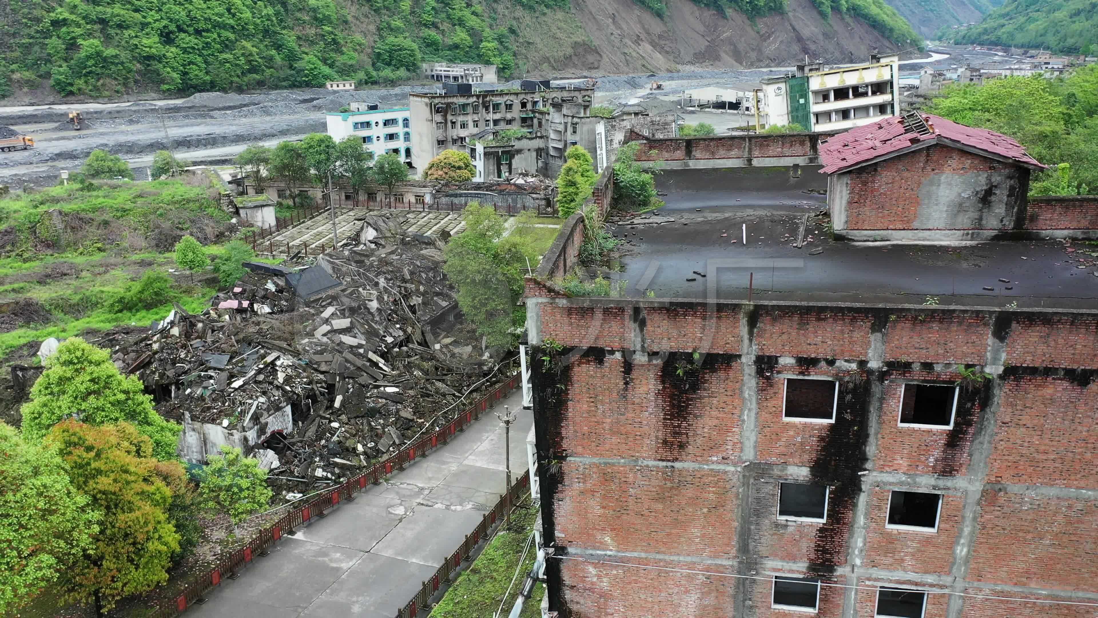 汶川地震北川老县城遗址