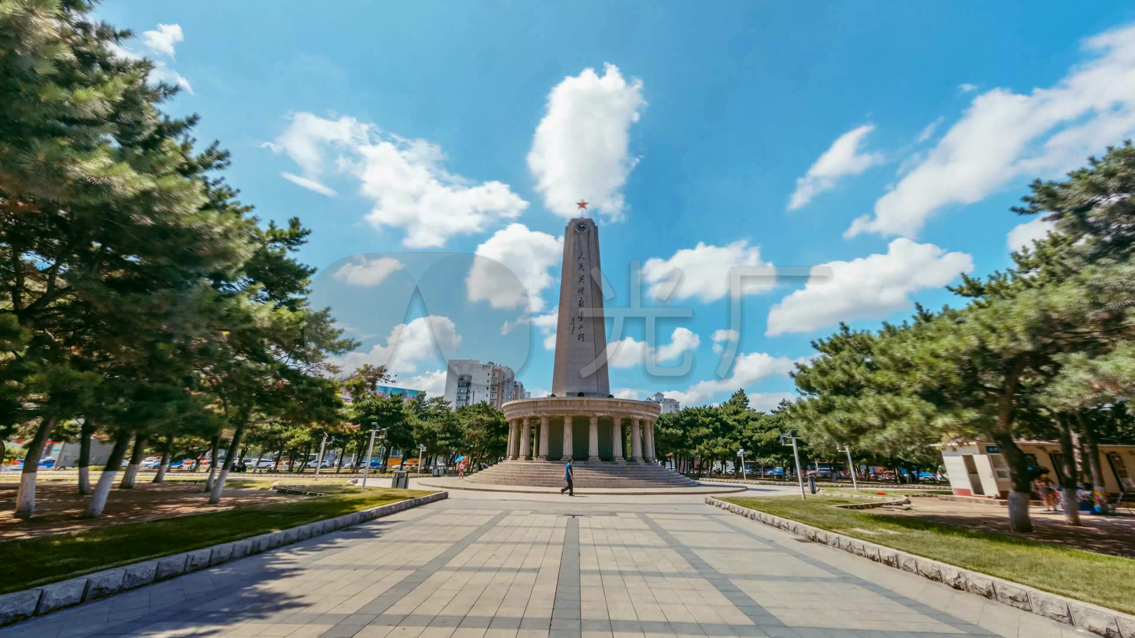 四平市烈士纪念塔移动延时