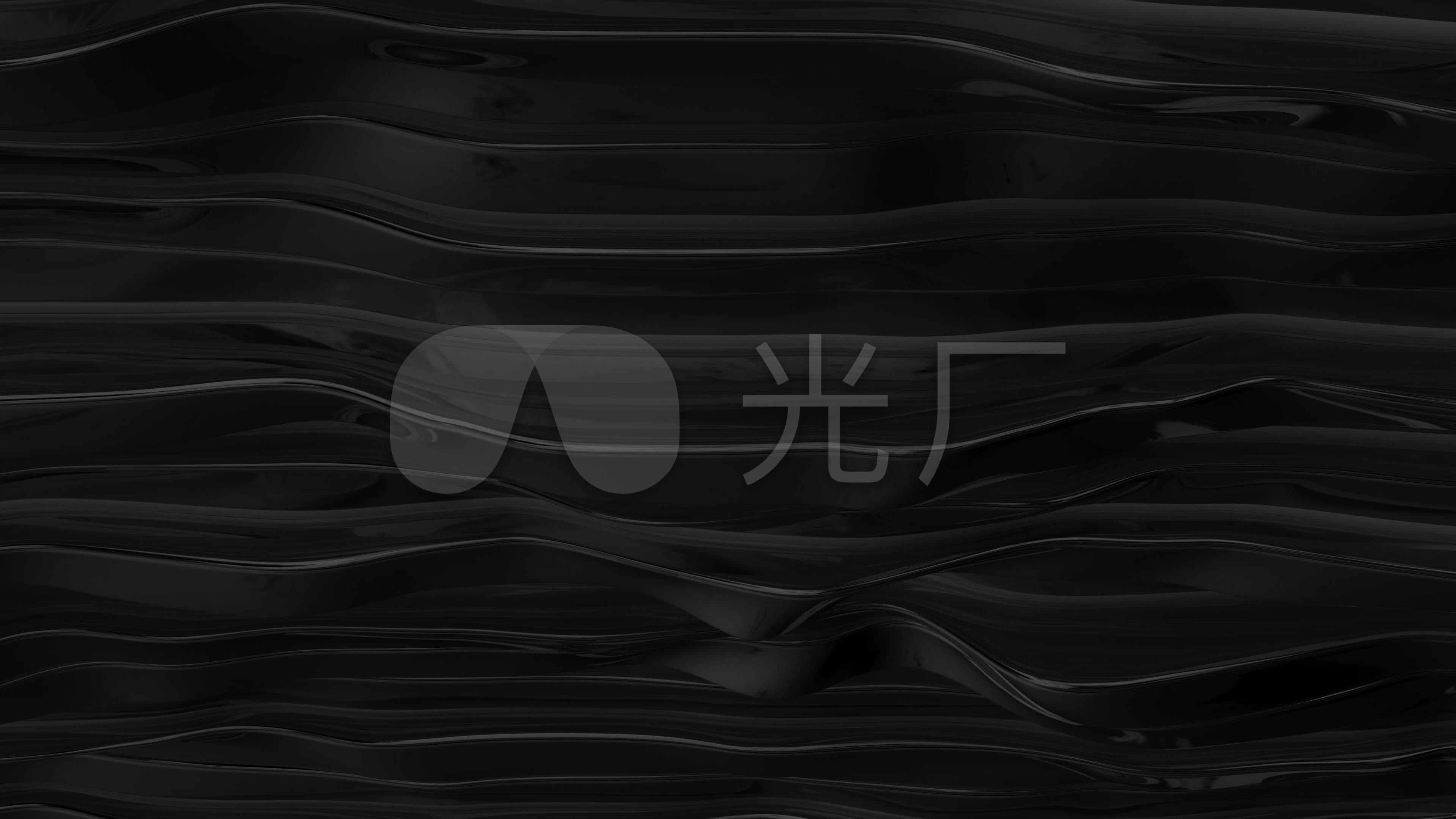 4k黑色抽象流体led背景_3840x2160_高清视频素材下载