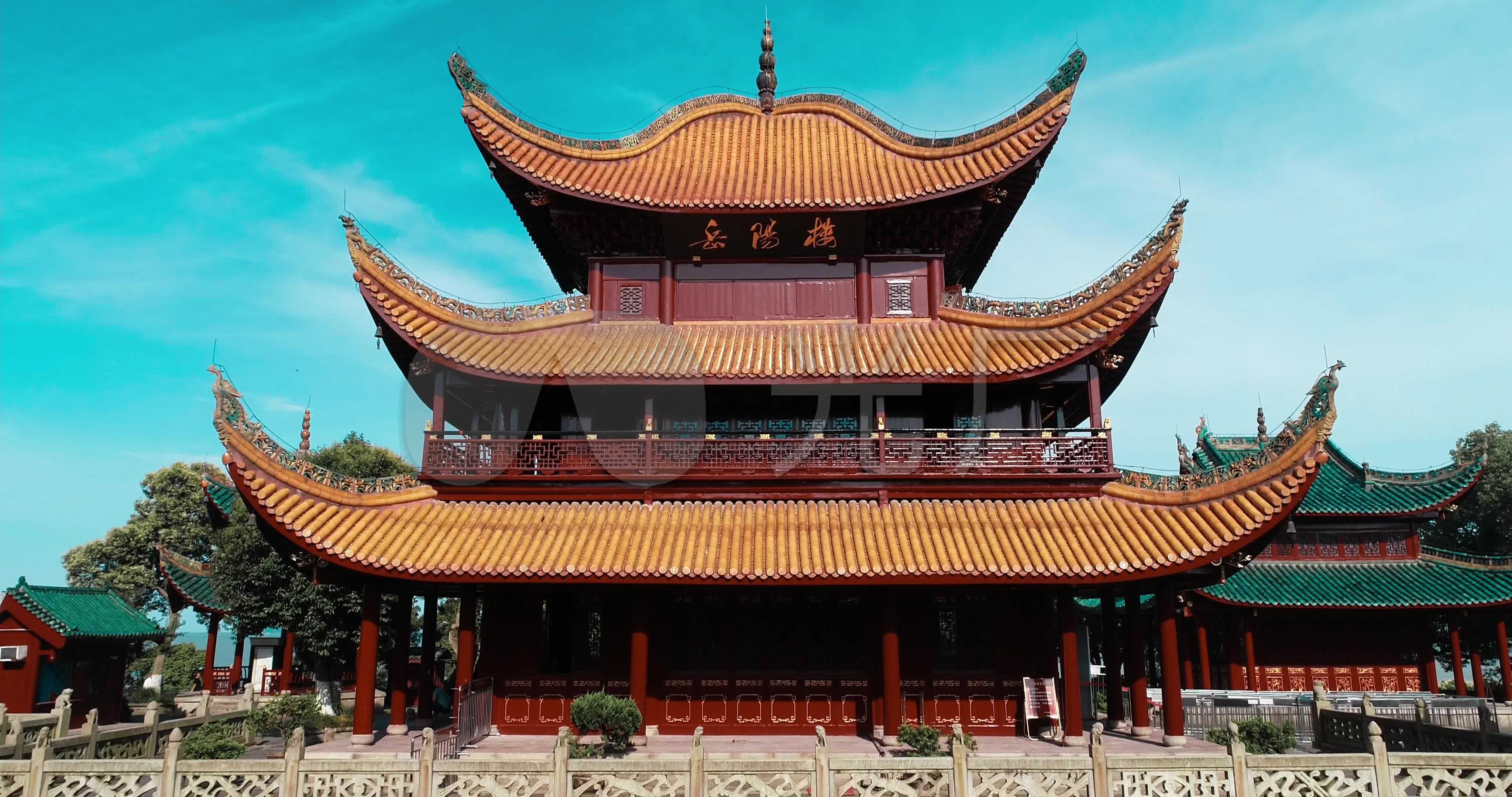 4k岳阳楼正面