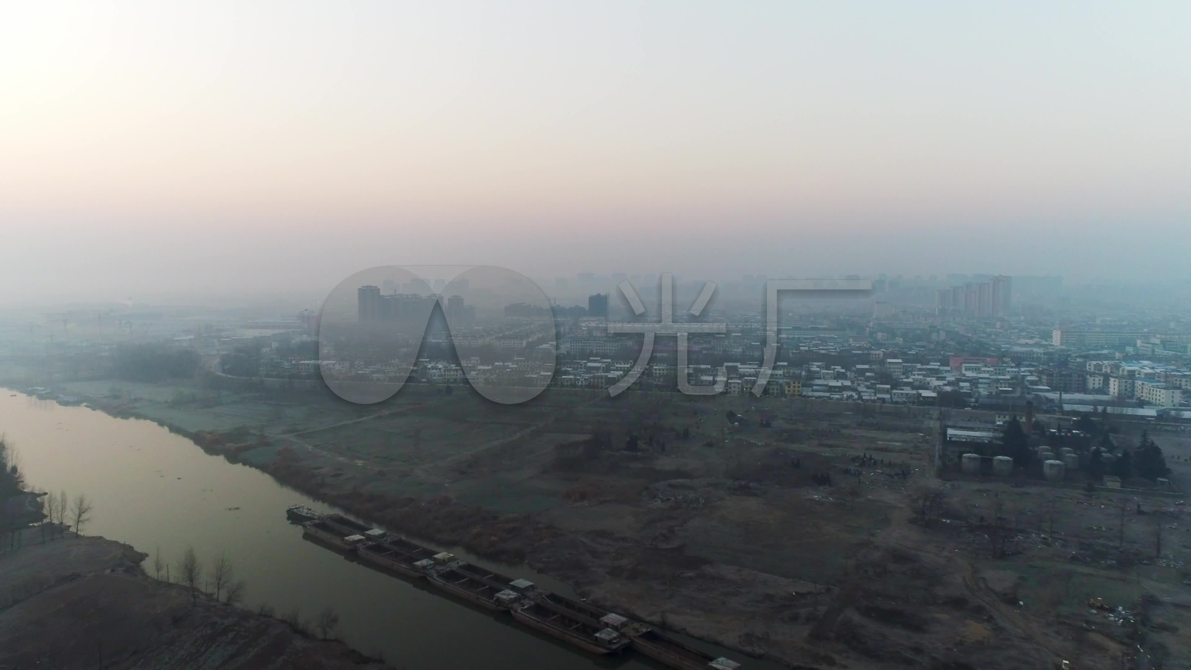 安徽蒙城航拍城市