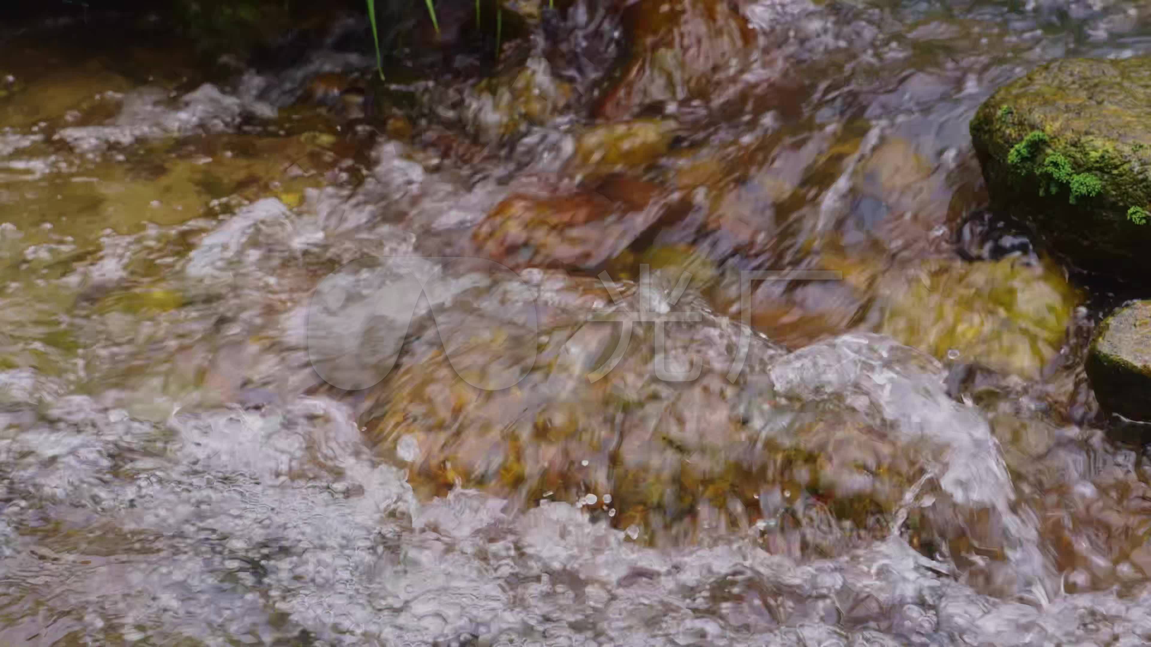 唯美清新小溪溪流小河流水