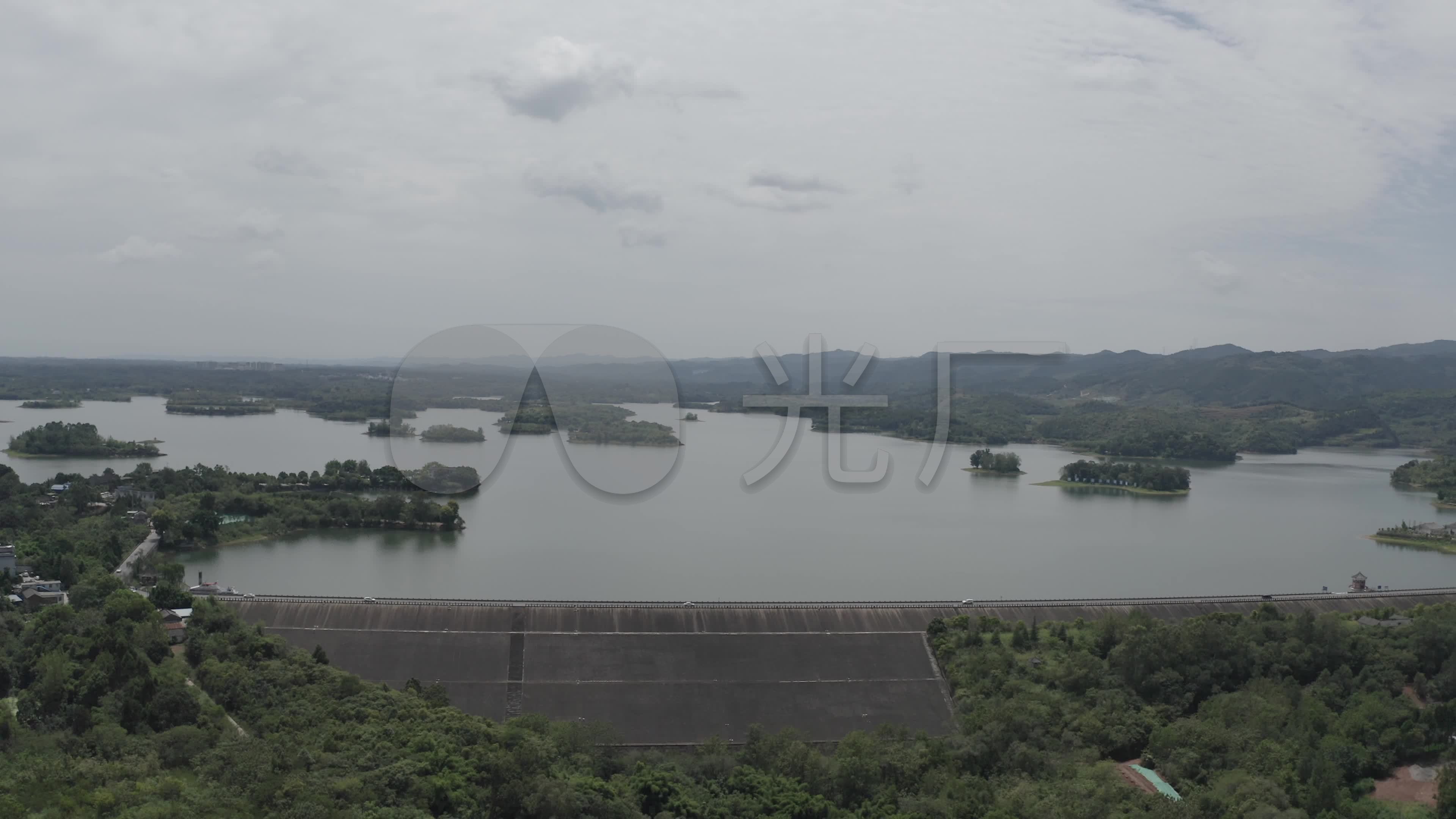 三岔湖_水库_d_log原片_3840x2160_高清视频素材下载(编号:6286983)