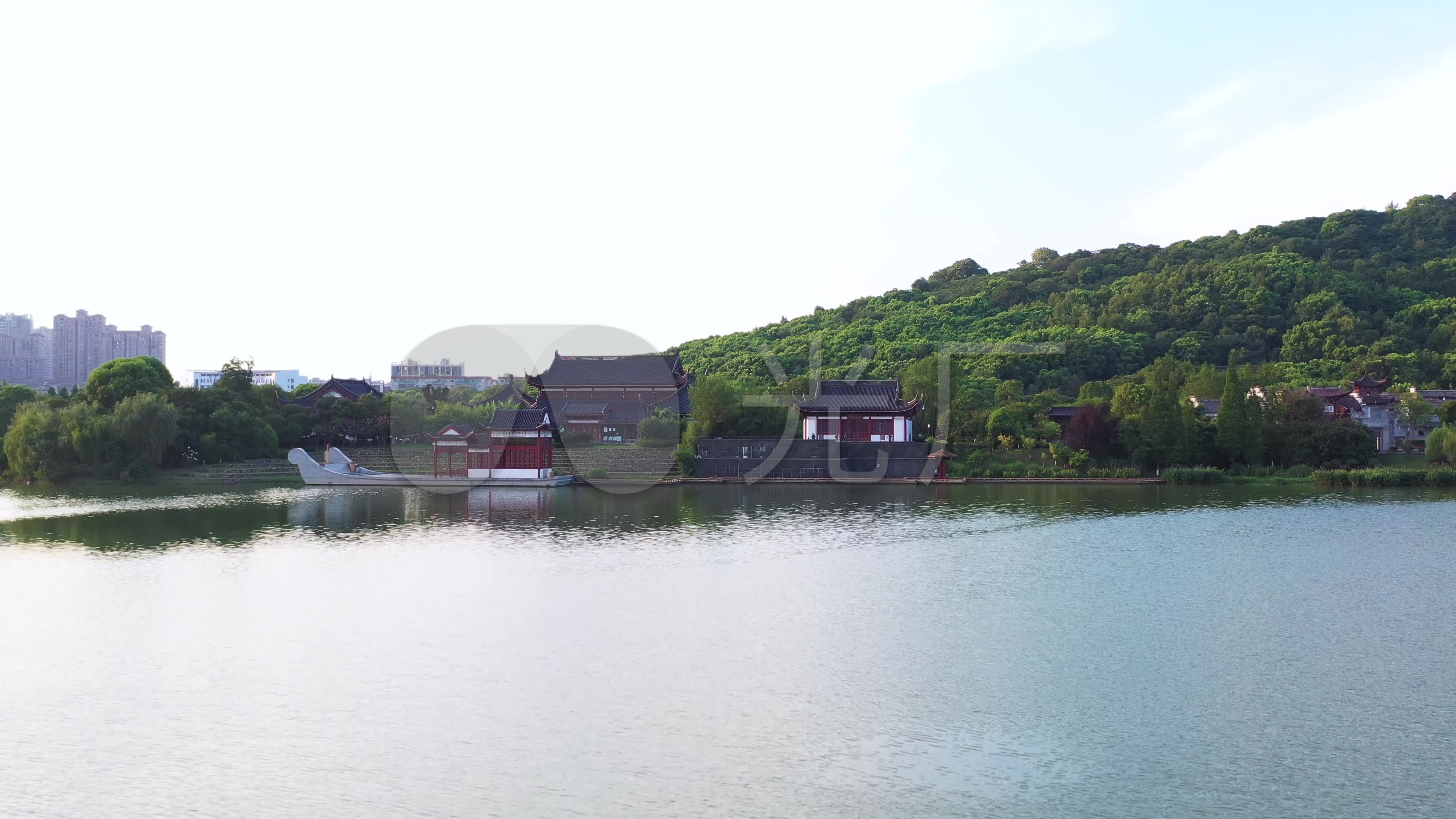 江西吉安庐陵文化生态园景区_3840x2160_高清视频素材
