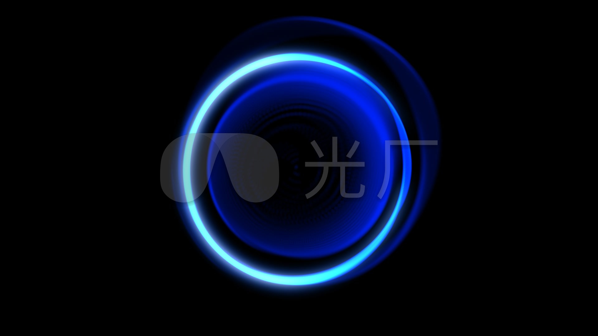 蓝色科技光圈_1920x1080_高清视频素材下载(编号:6293346)_影视包装