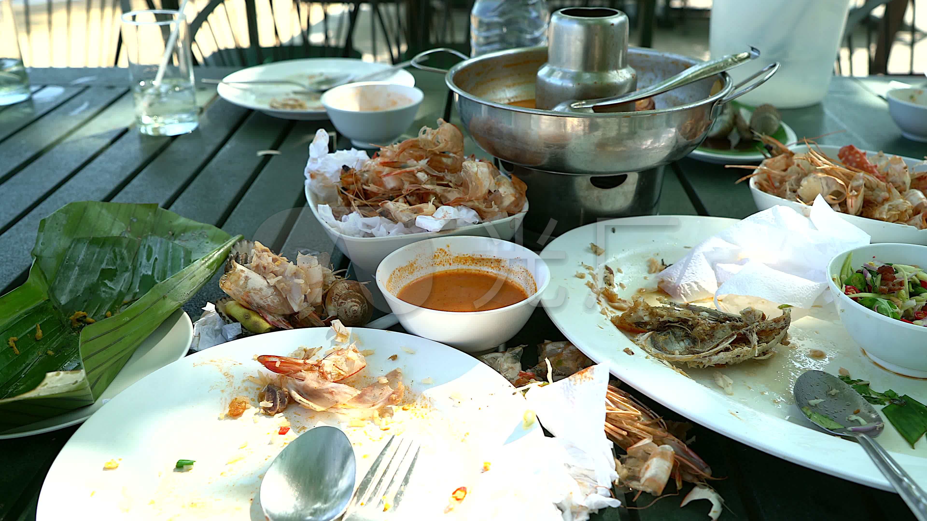 残羹剩饭_3840x2160_高清视频素材下载(编号:6294122)_实拍视频_vj师