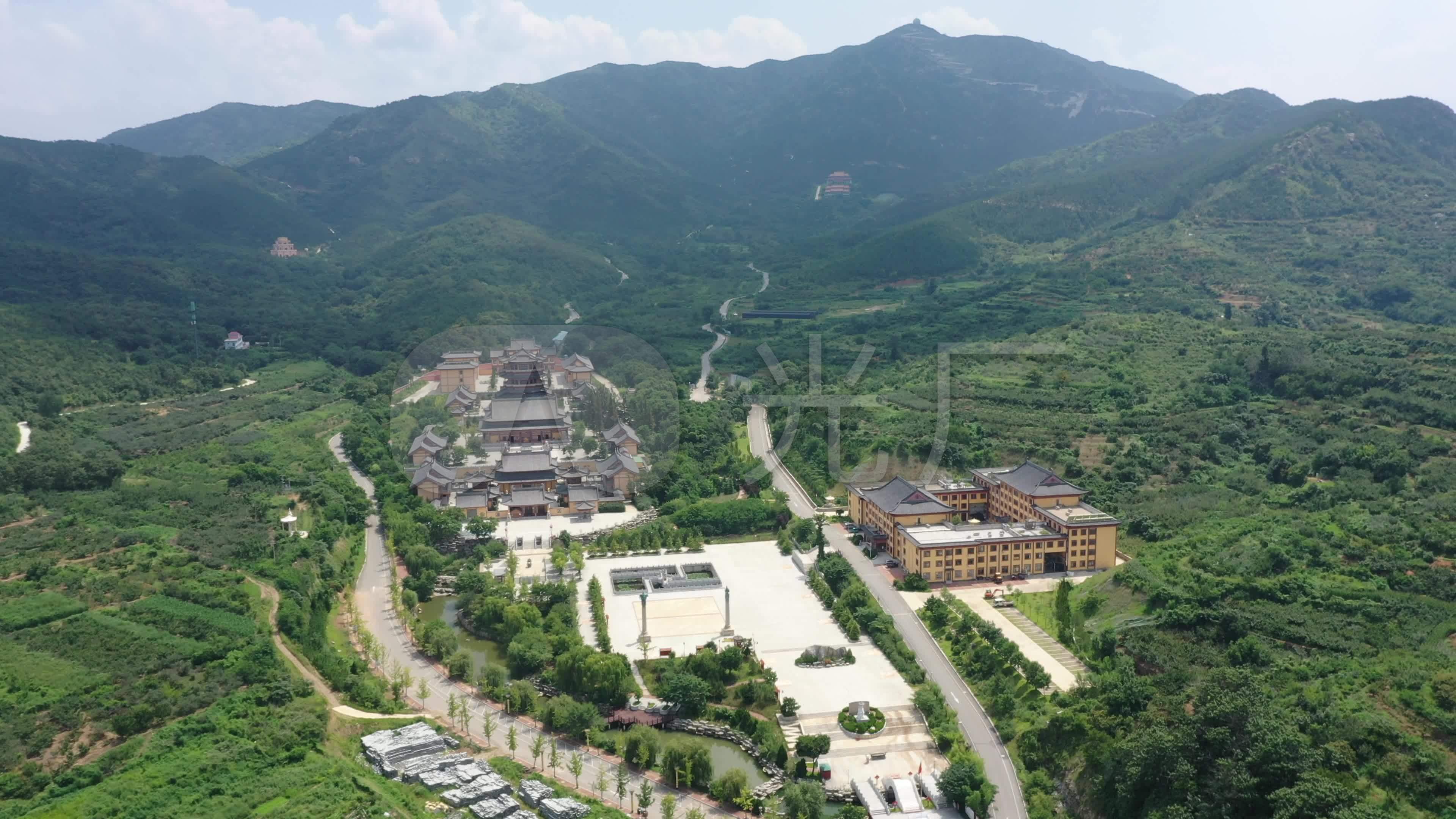 峆垆寺 寺院 航拍