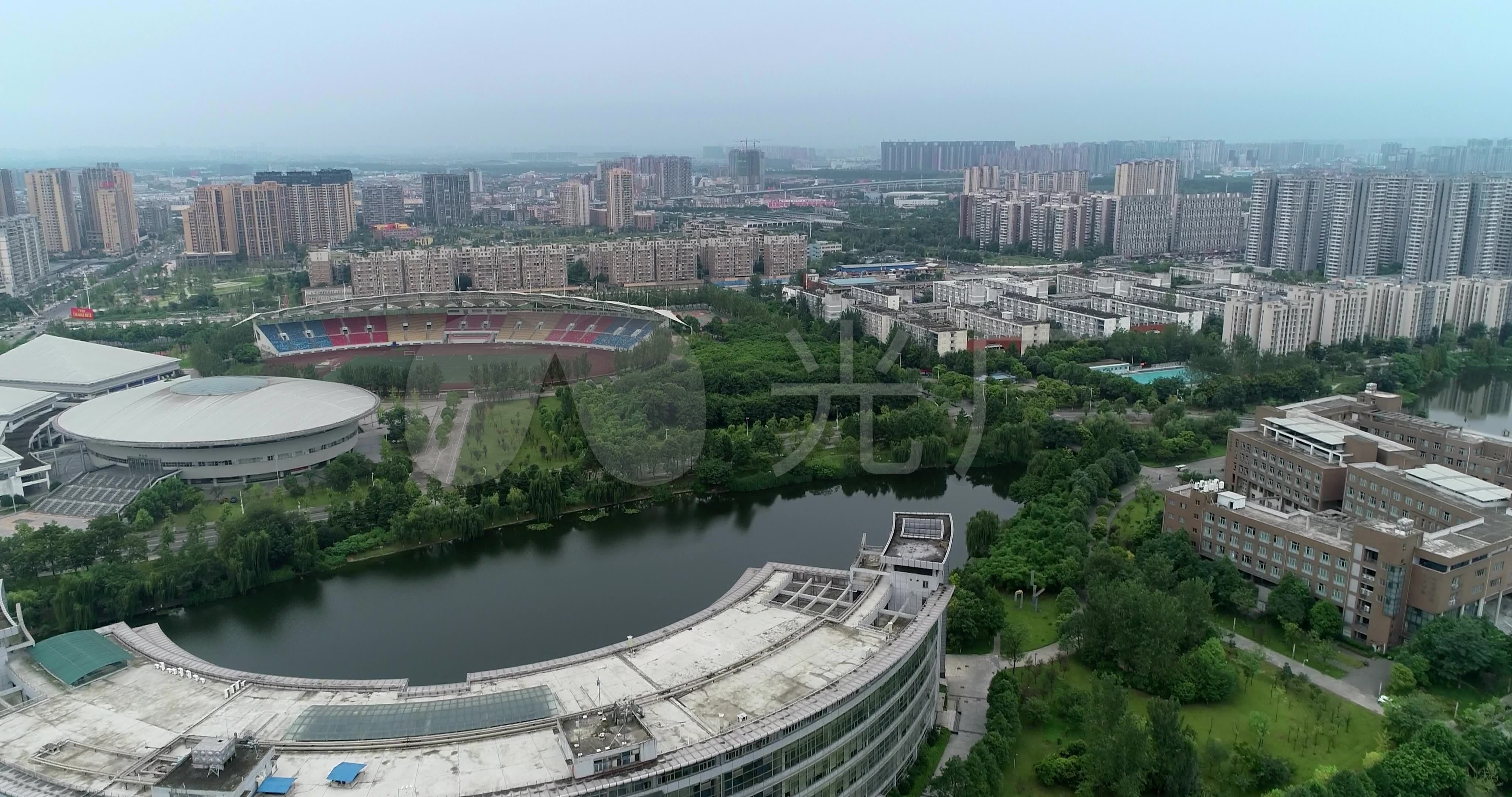 西南交大犀浦校区航拍