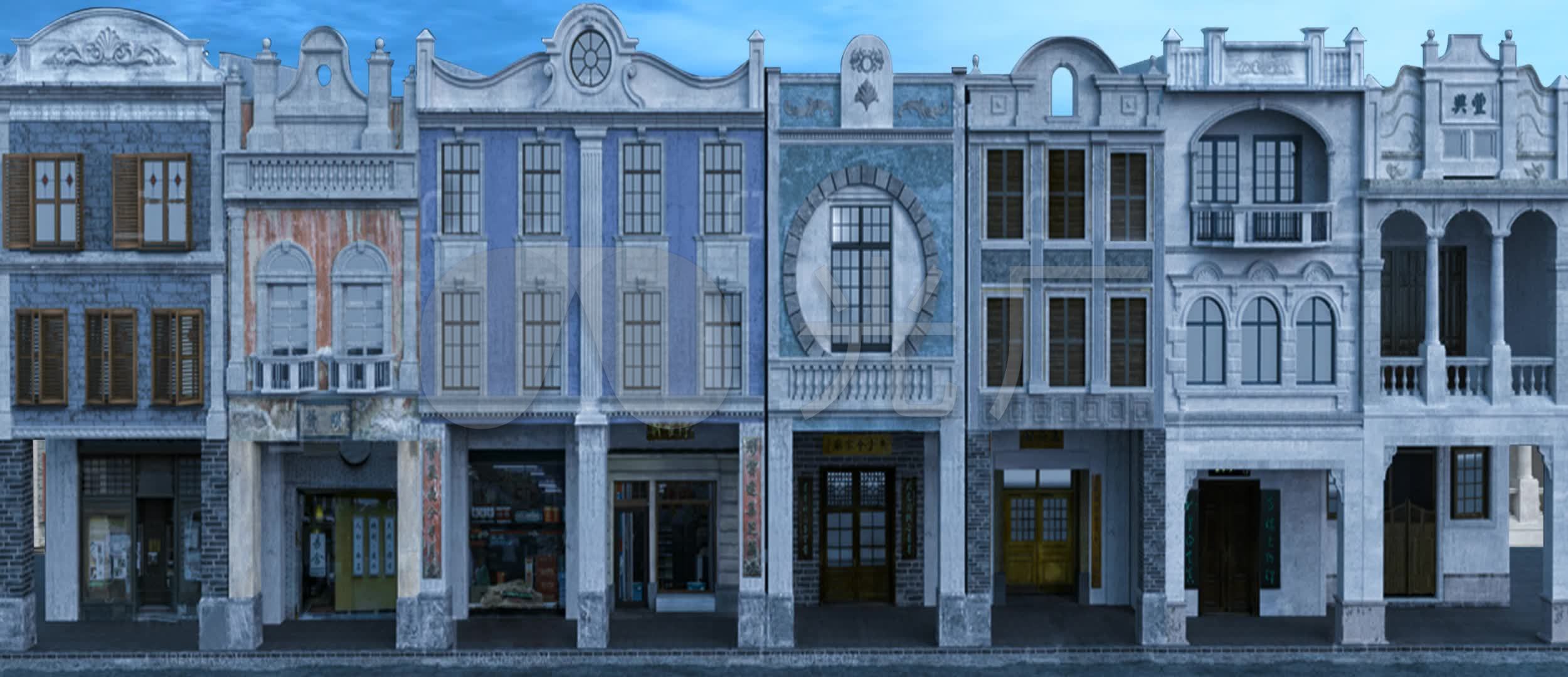 骑楼_2500x1080_高清视频素材下载(编号:6302598)__vj