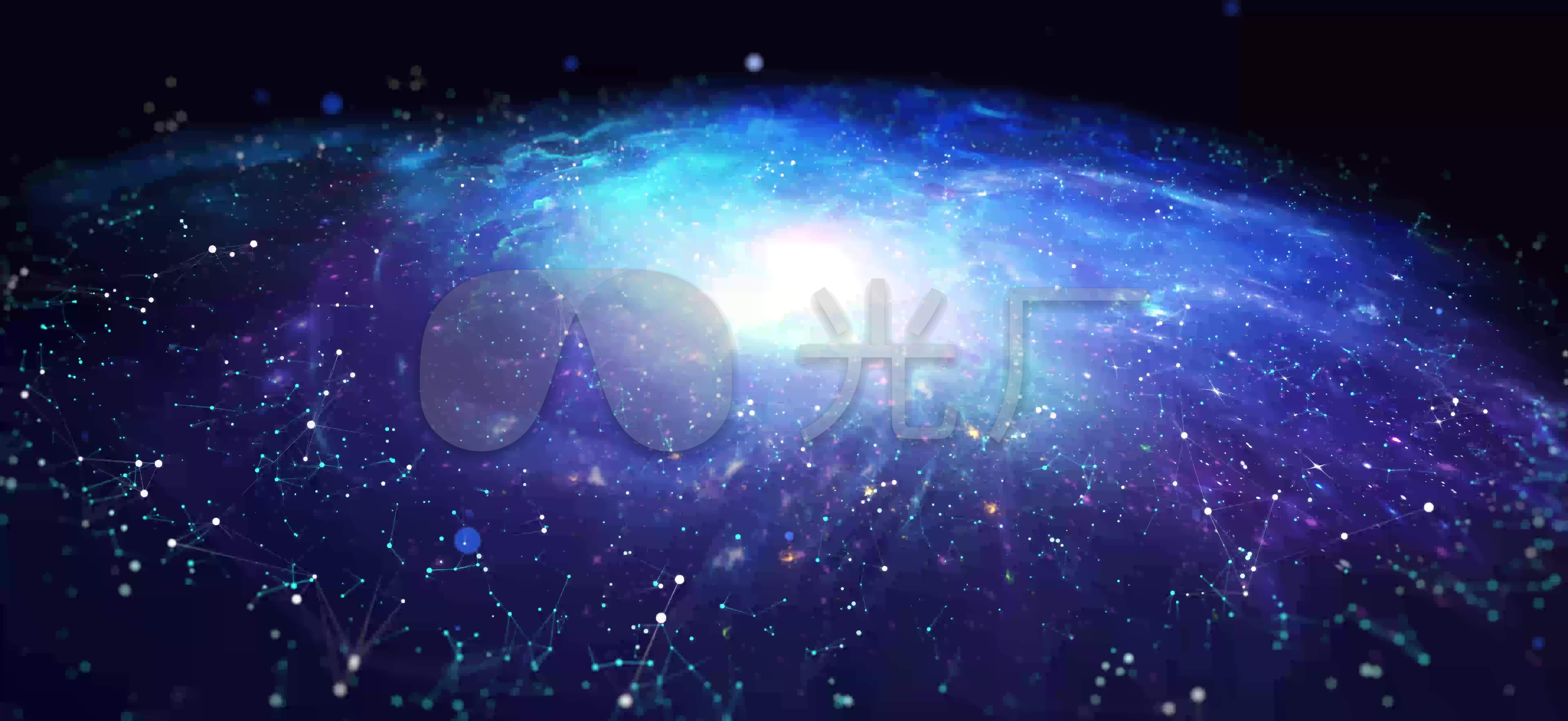 8k唯美宇宙星系星河大屏背景