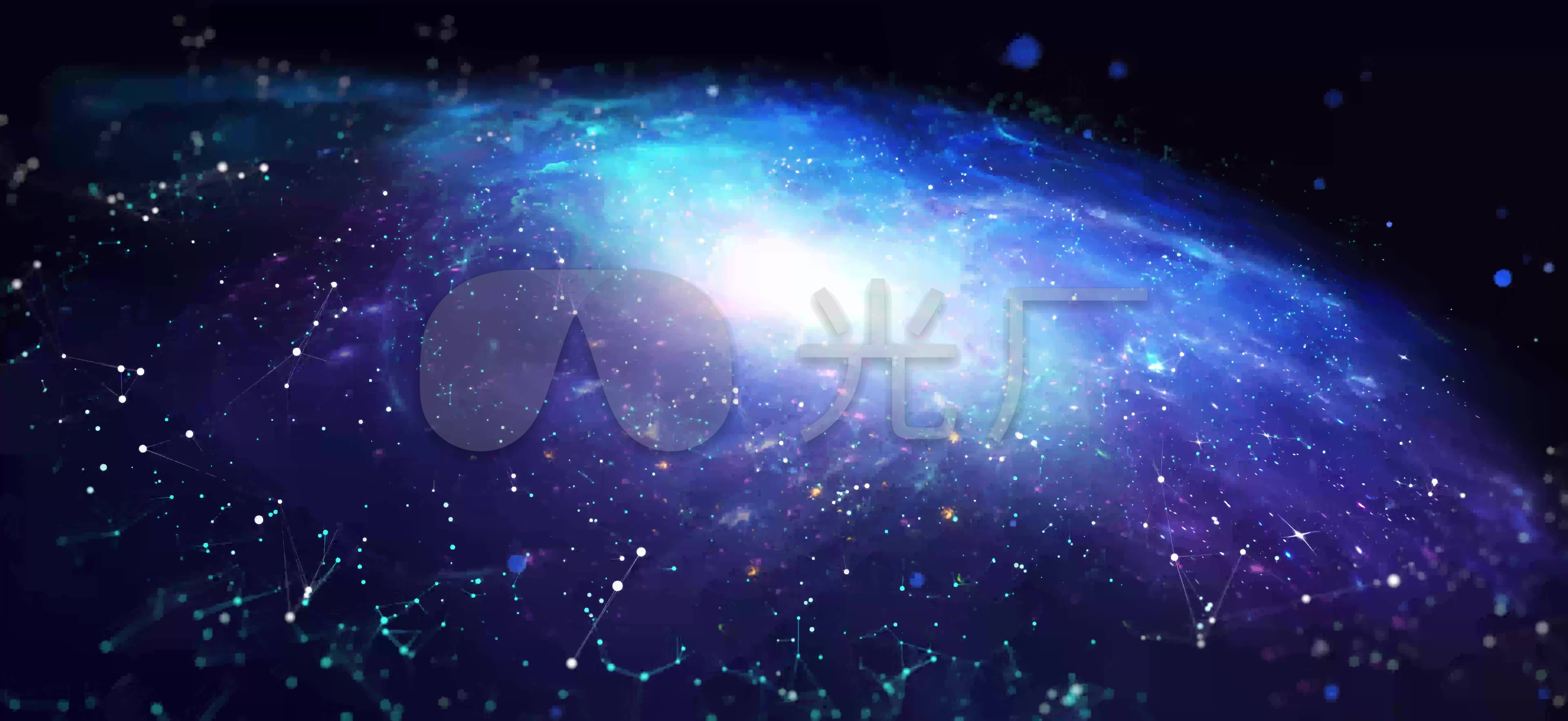 8k唯美宇宙星系星河大屏背景