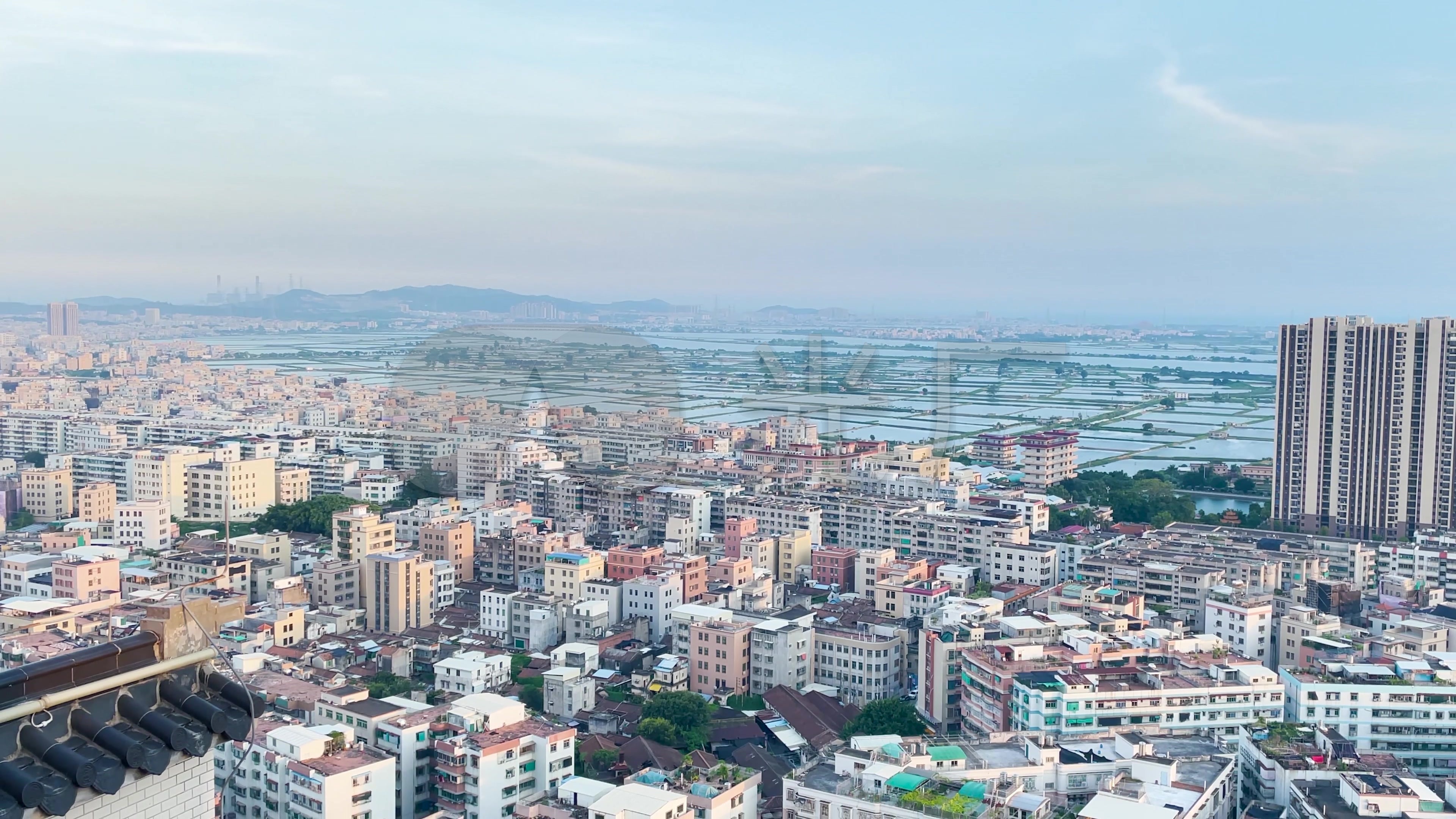 晚霞 汕头 小城市