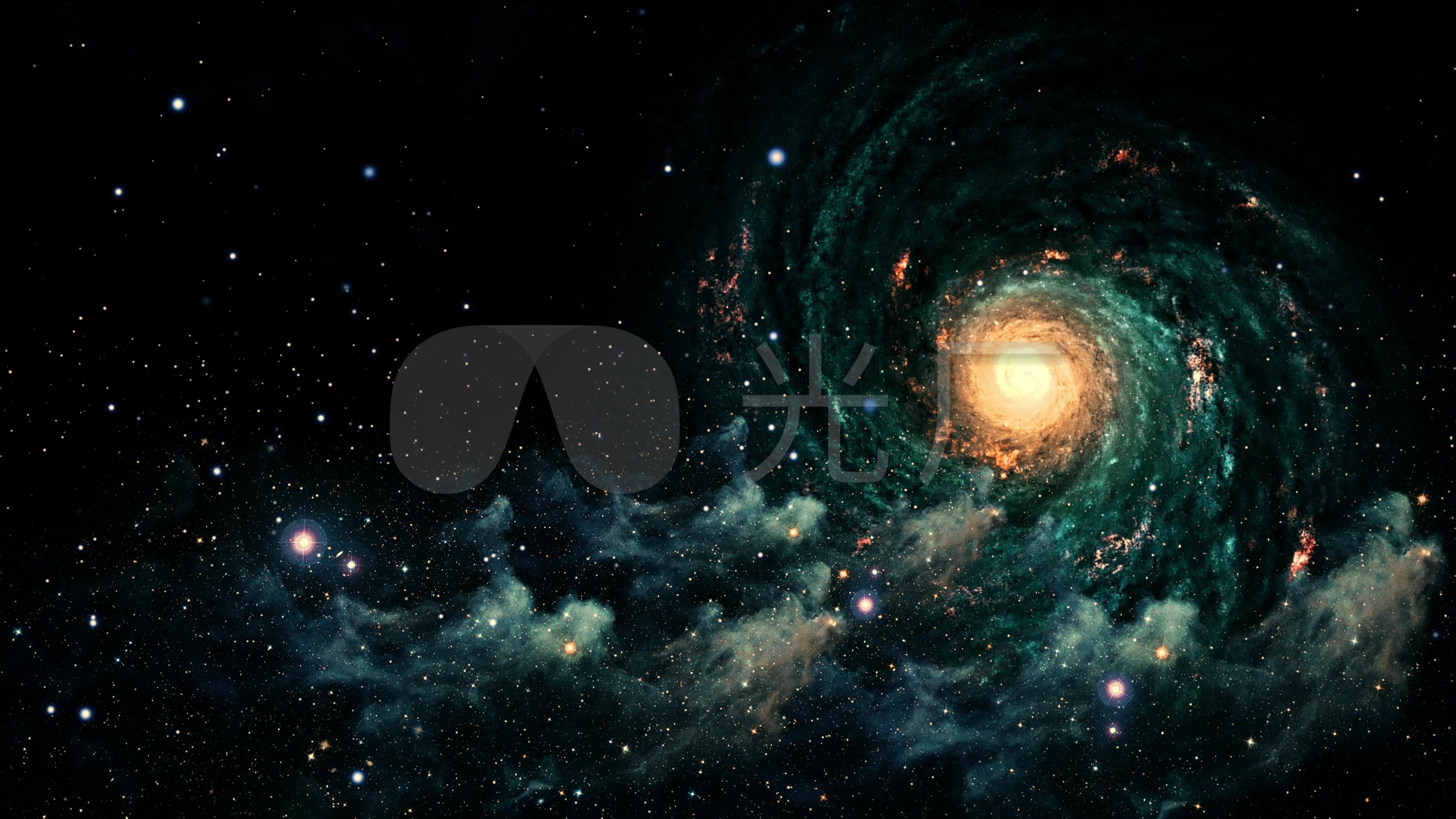 【4k星云】神秘幻彩星云星系银河未来科幻