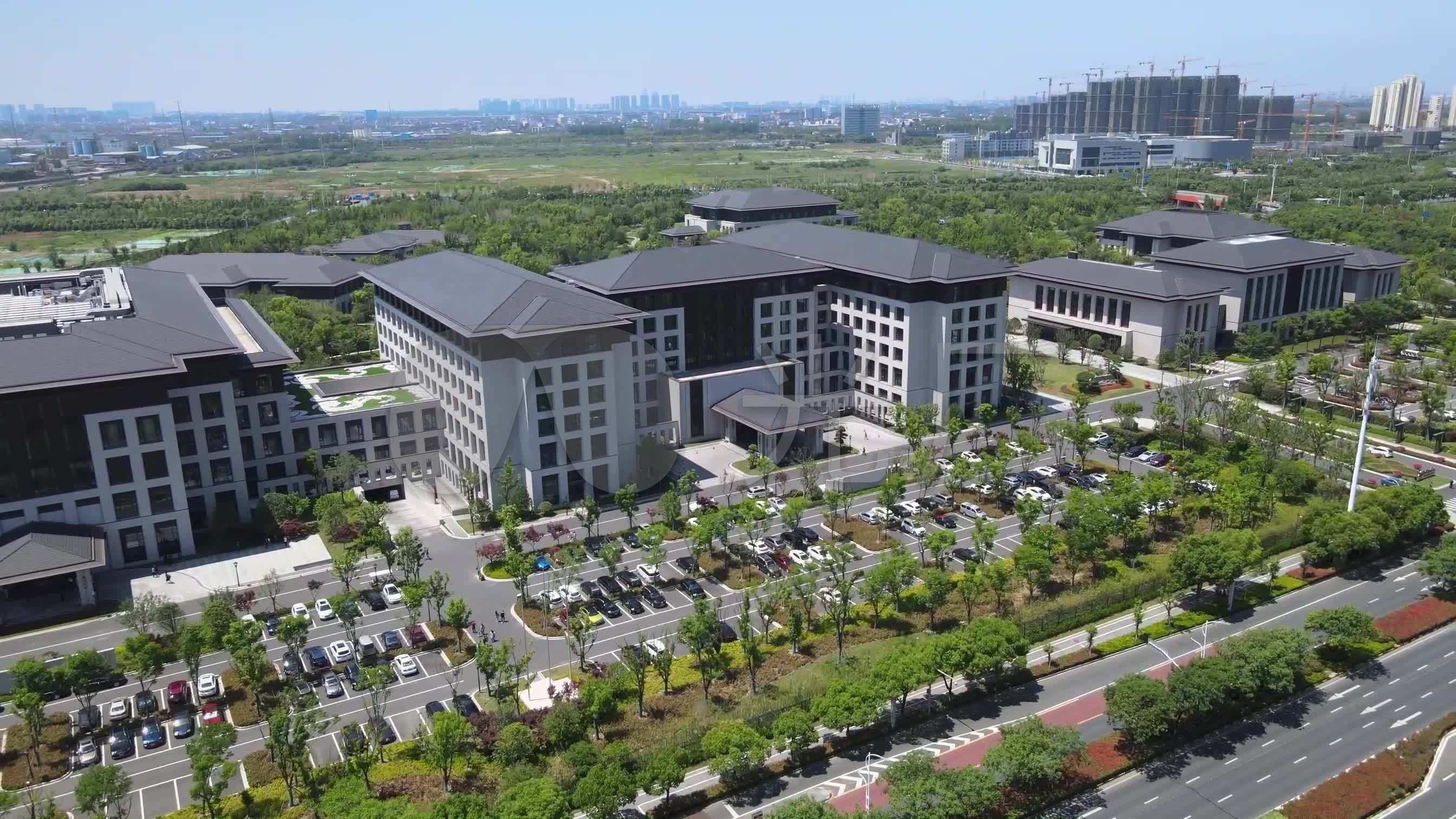 常州中吴宾馆航拍_2688x1512_高清视频素材下载(编号:6328212)_实拍