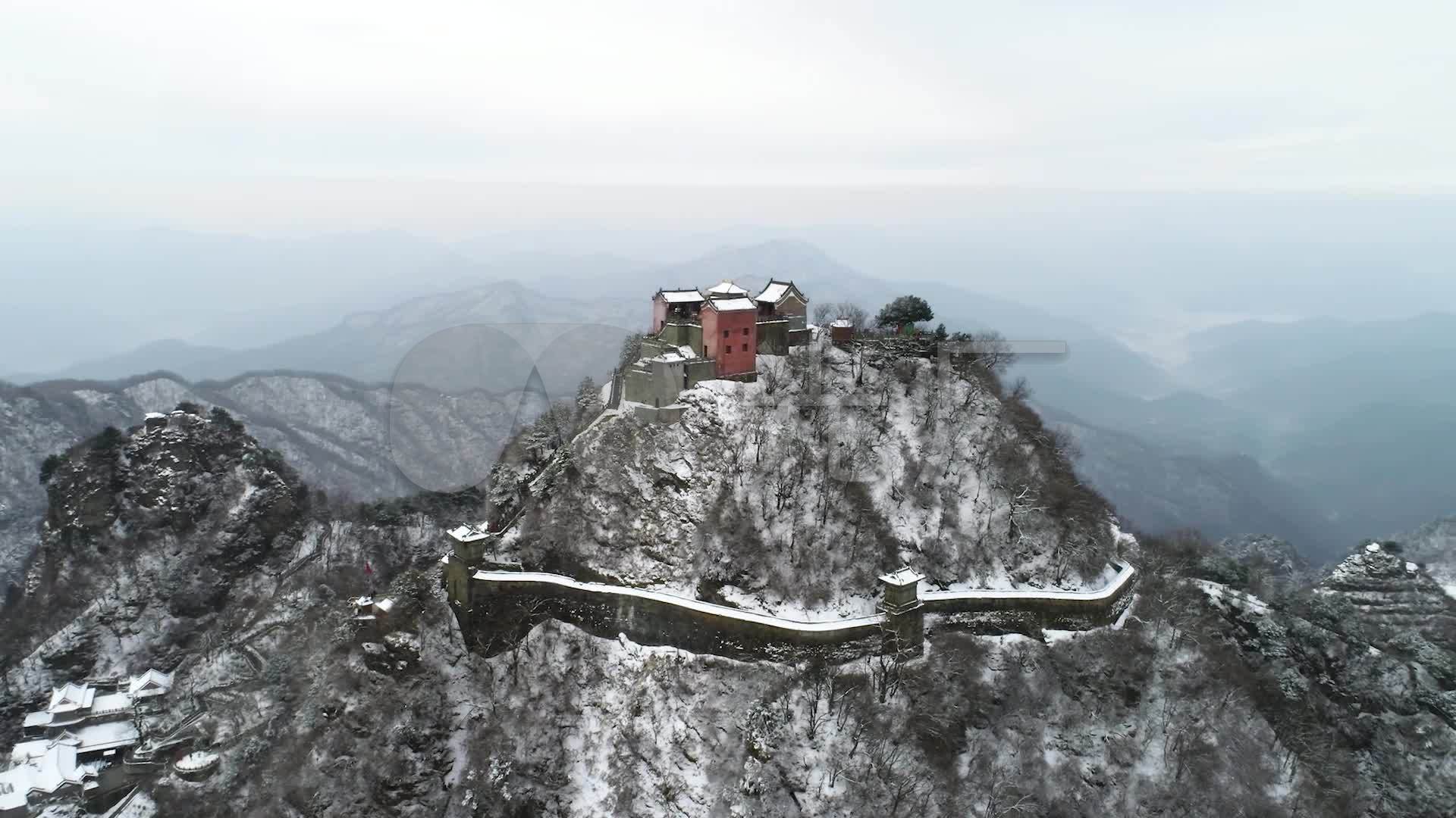 雪后武当山别样美景_1920x1080_高清视频素材下载(:)