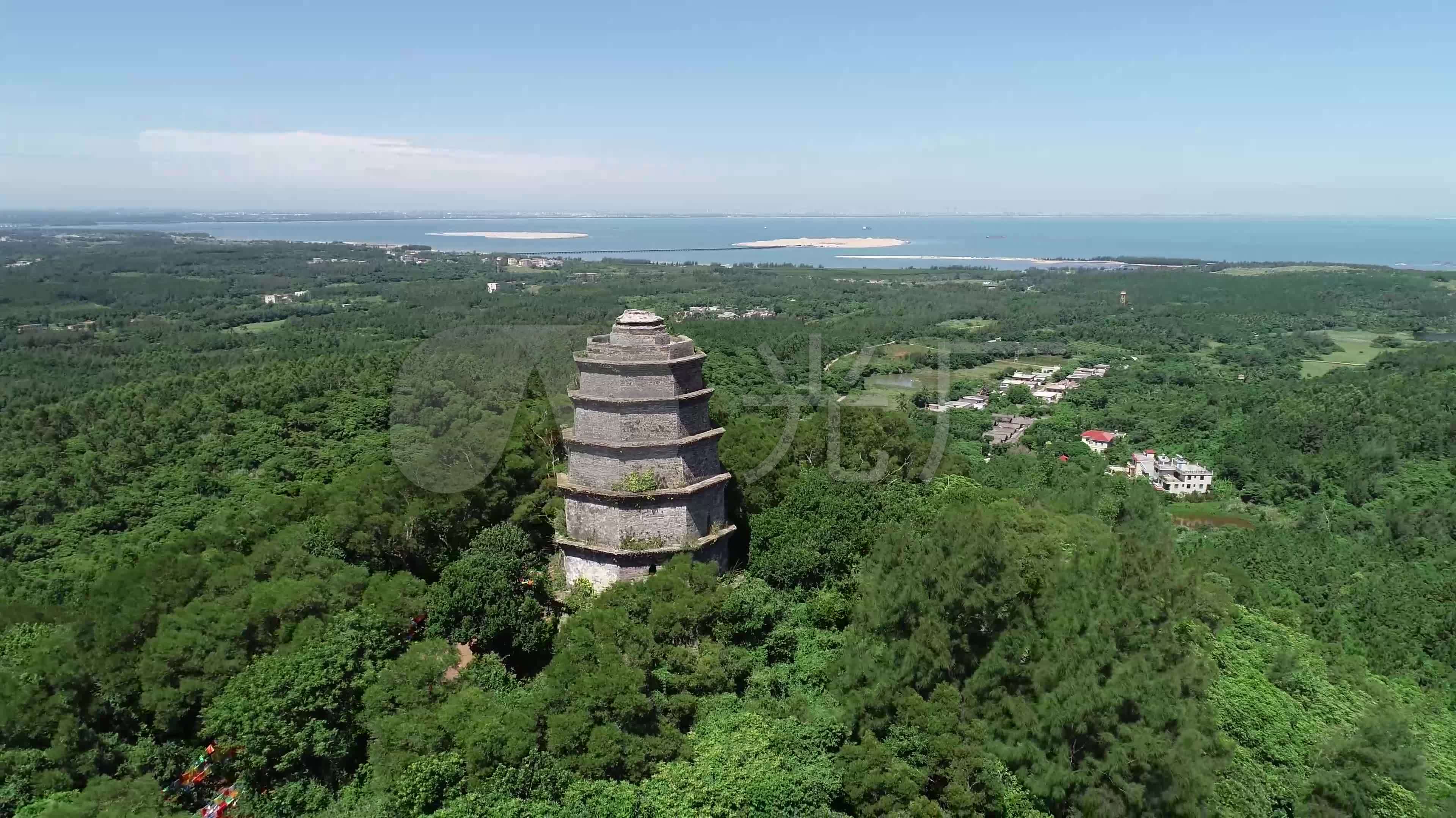 海南文昌斗柄塔_3840x2160_高清视频素材下载(编号:)