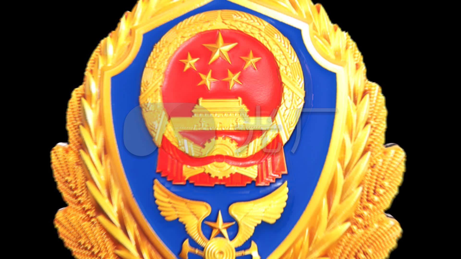 消防警徽出场动画带通道
