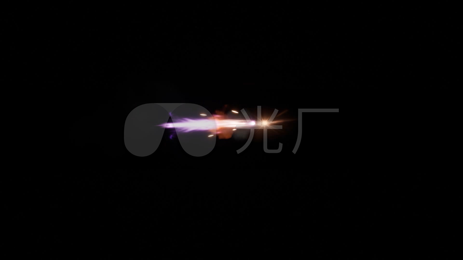 枪火射击子弹爆炸(带alpha通道)_1920x1080_高清视频素材下载(编号