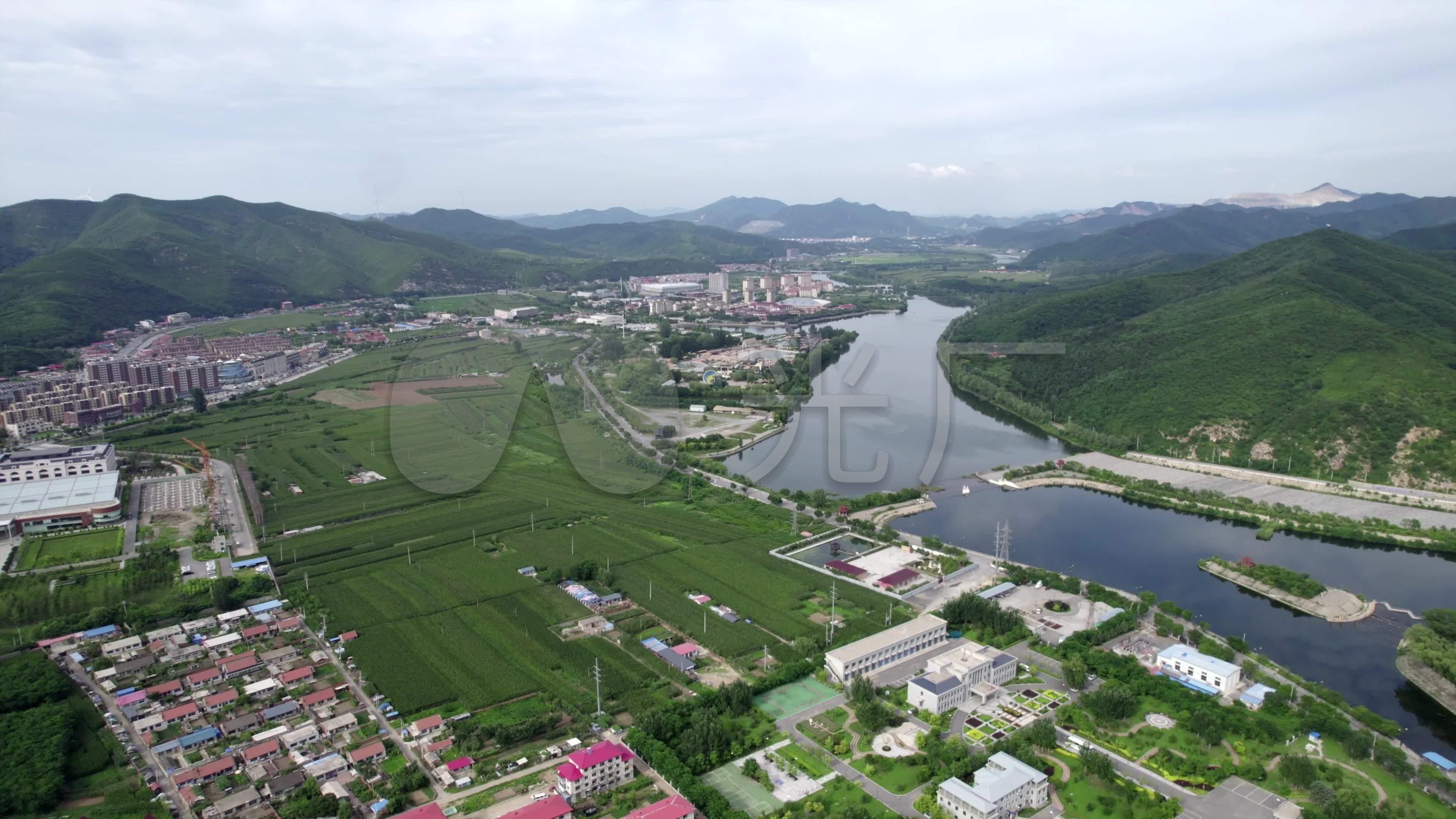 辽宁省辽阳市弓长岭区汤河镇航拍