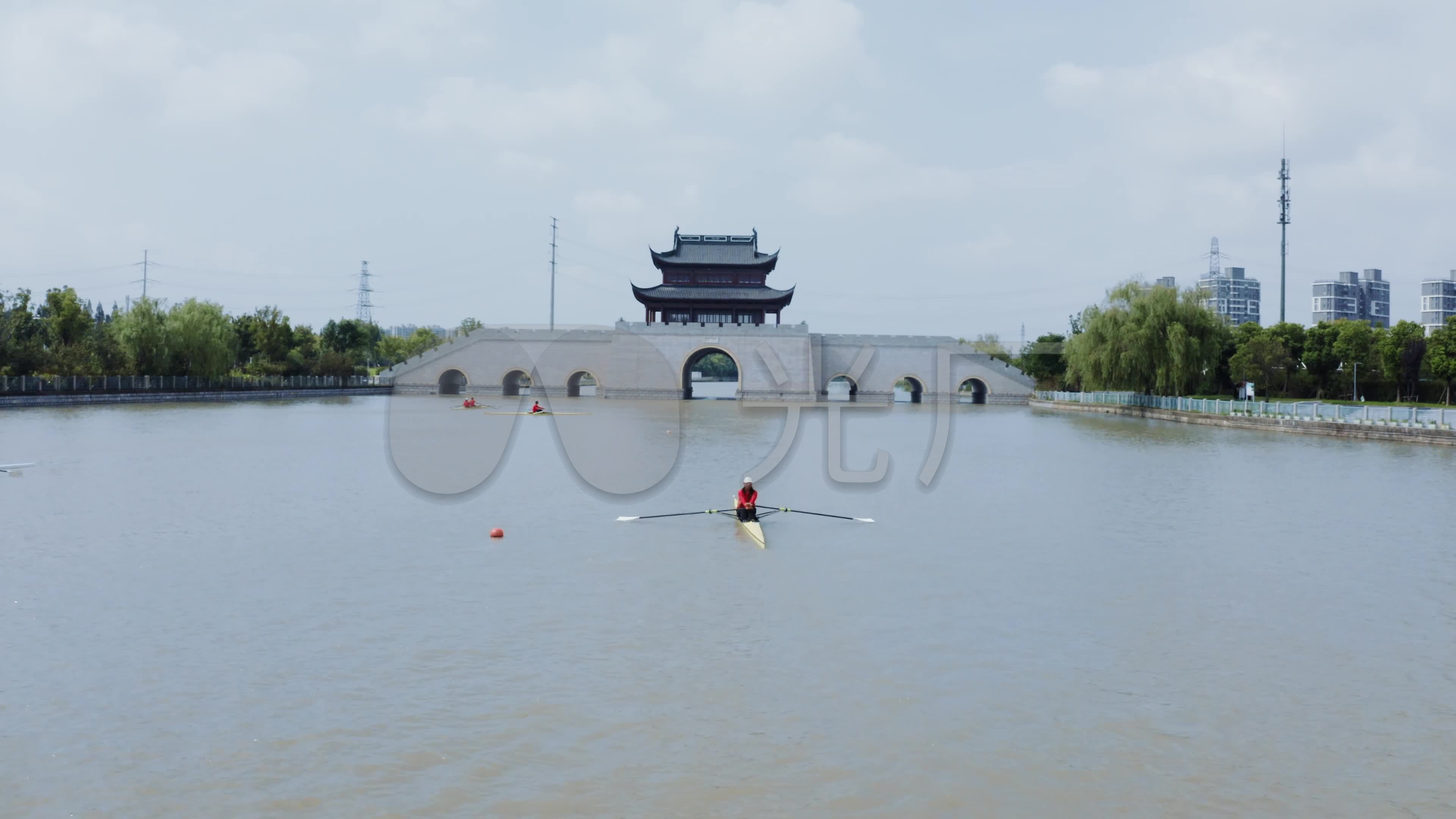 4k青浦水城门赛艇训练_3840x2160_高清视频素材下载(编号:6366753)