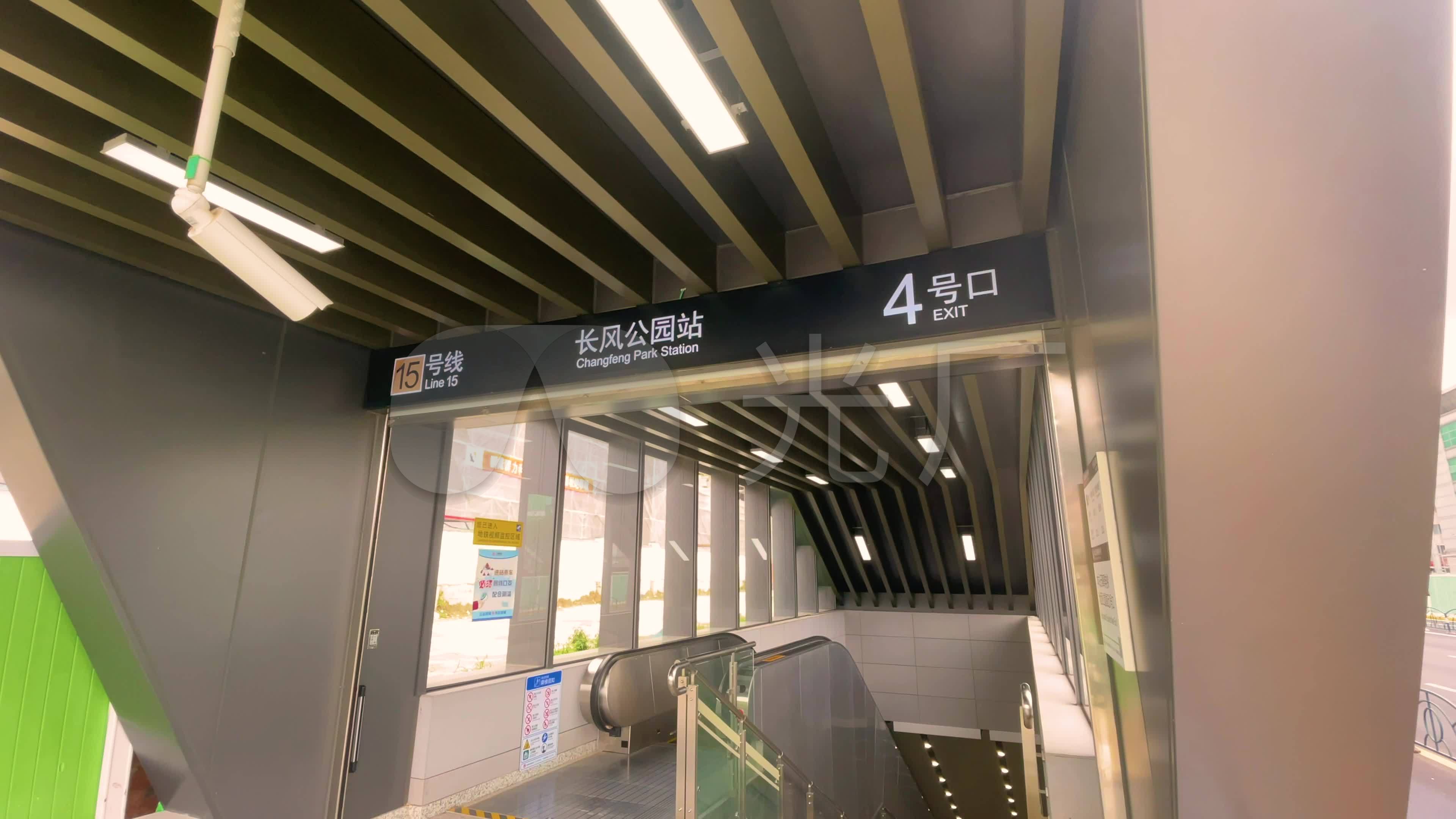 上海长风公园站_3840x2160_高清视频素材下载(编号:6391862)_实拍视频