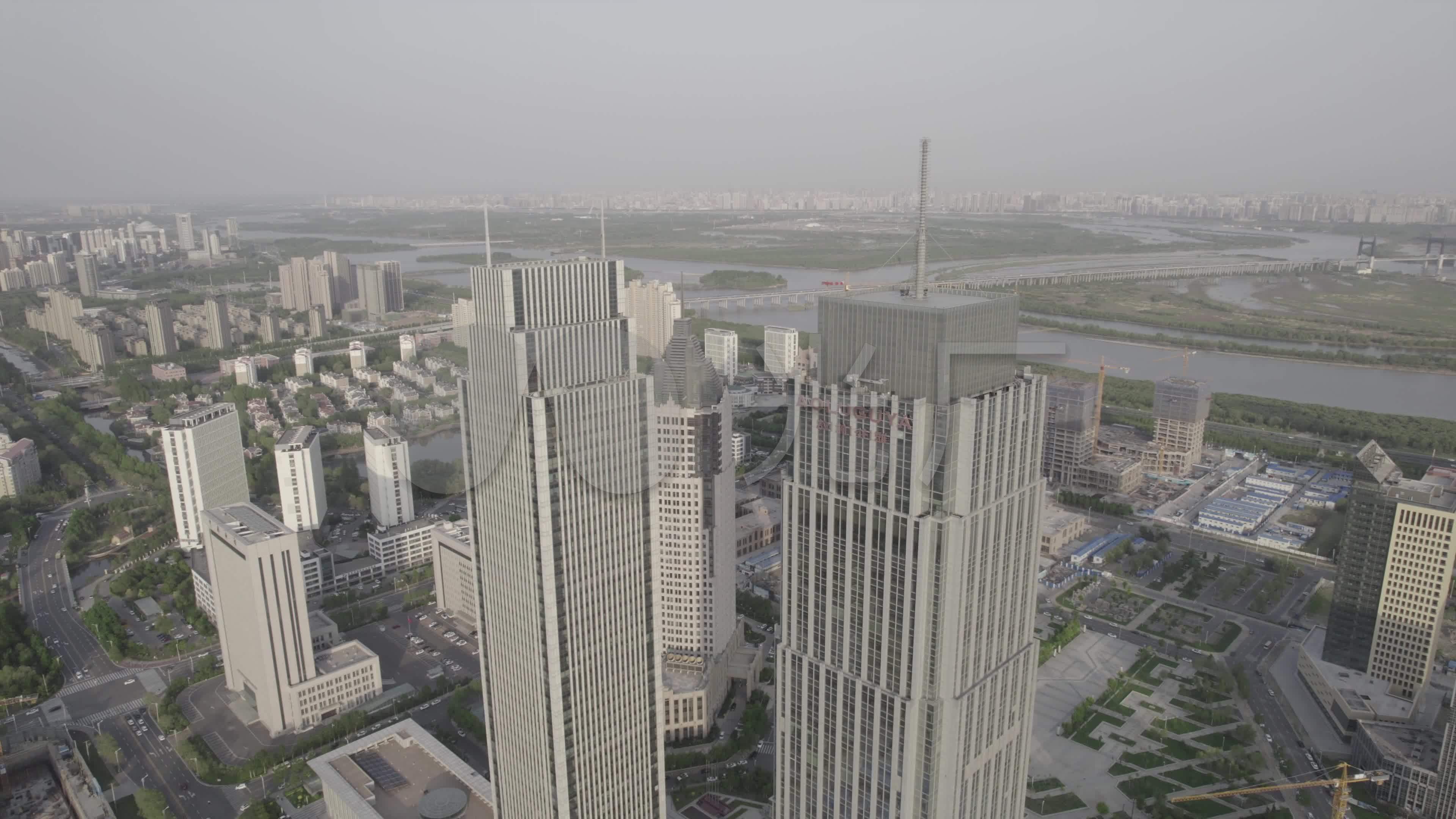 【d-log原片】哈尔滨cbd_3840x2160_高清视频素材下载(编号:6396500)