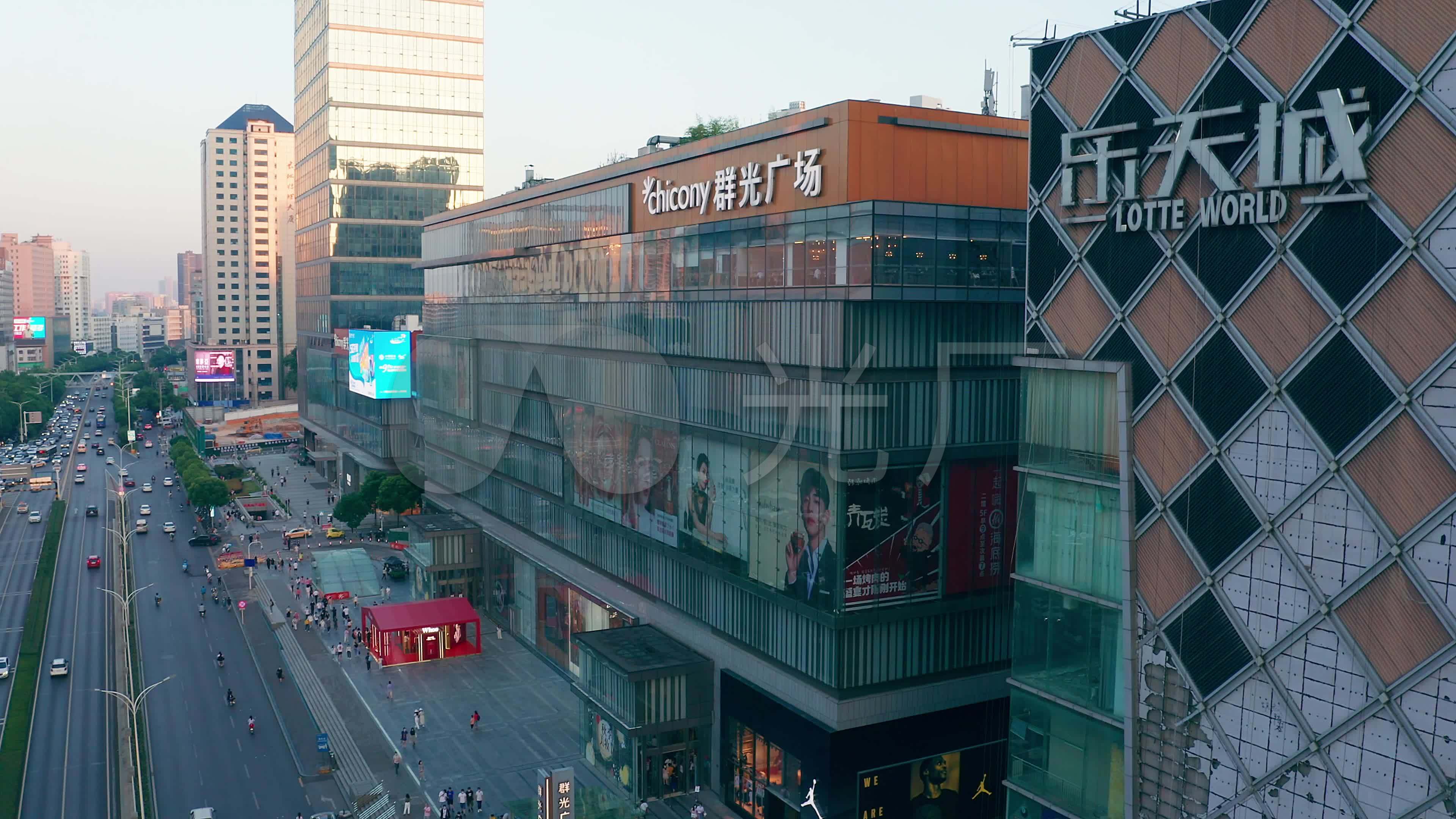 18元【4k放心用】街道口群光广场武汉_3840x2160_高清