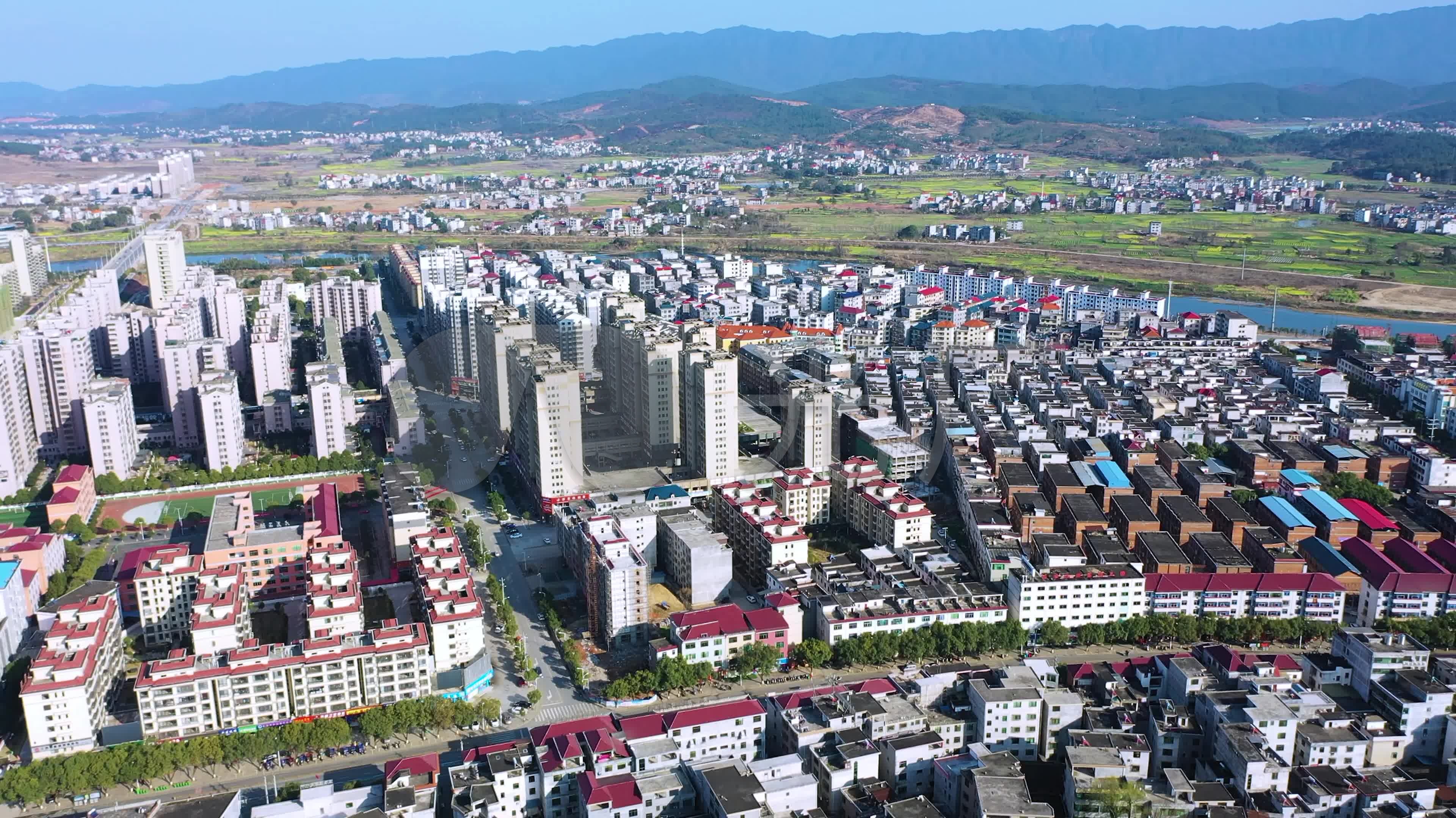 环视江西永新县城