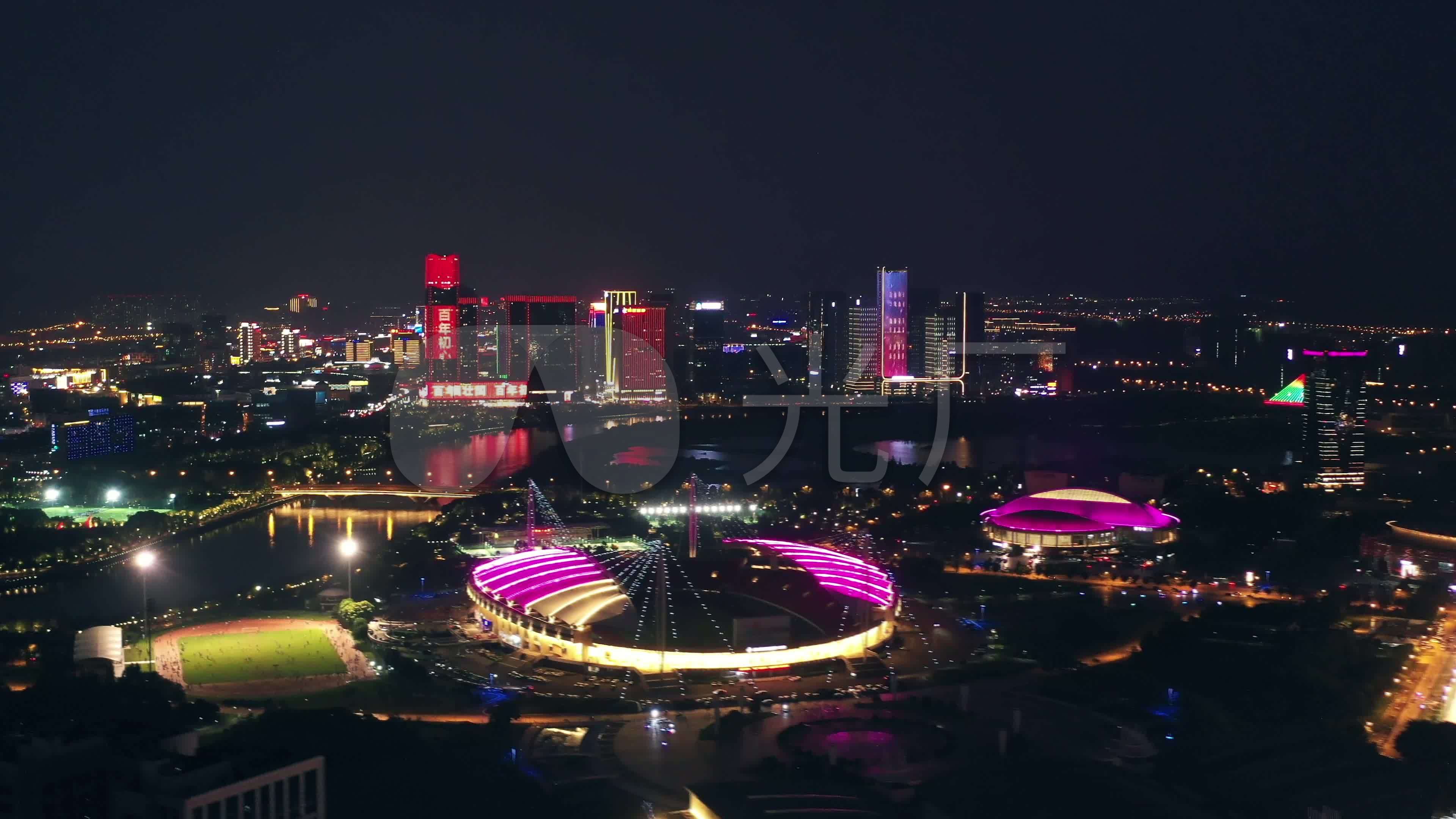 义乌城市夜景灯光秀