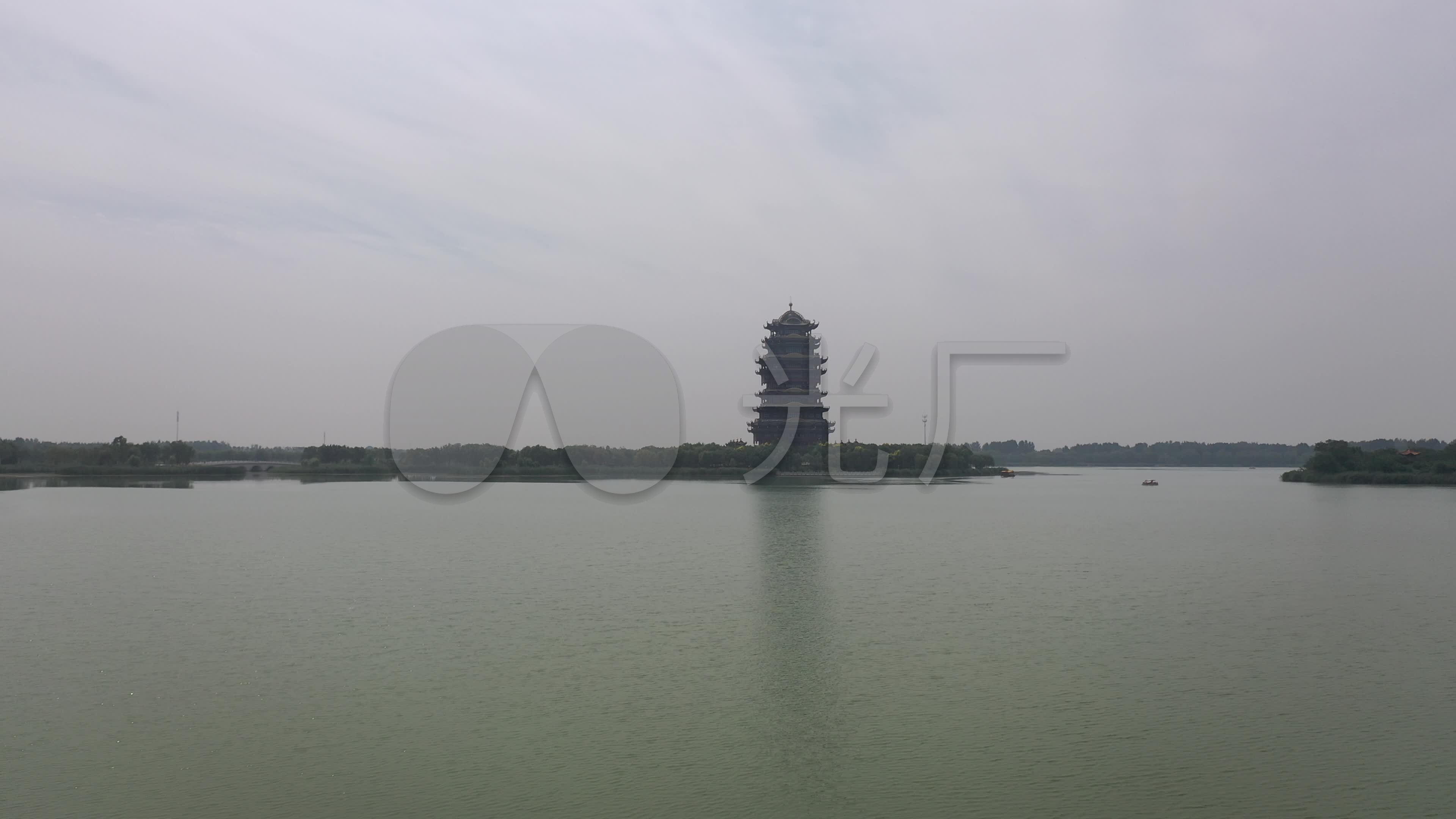 滨州蒲湖公园_3840x2160_高清视频素材下载(编号:)
