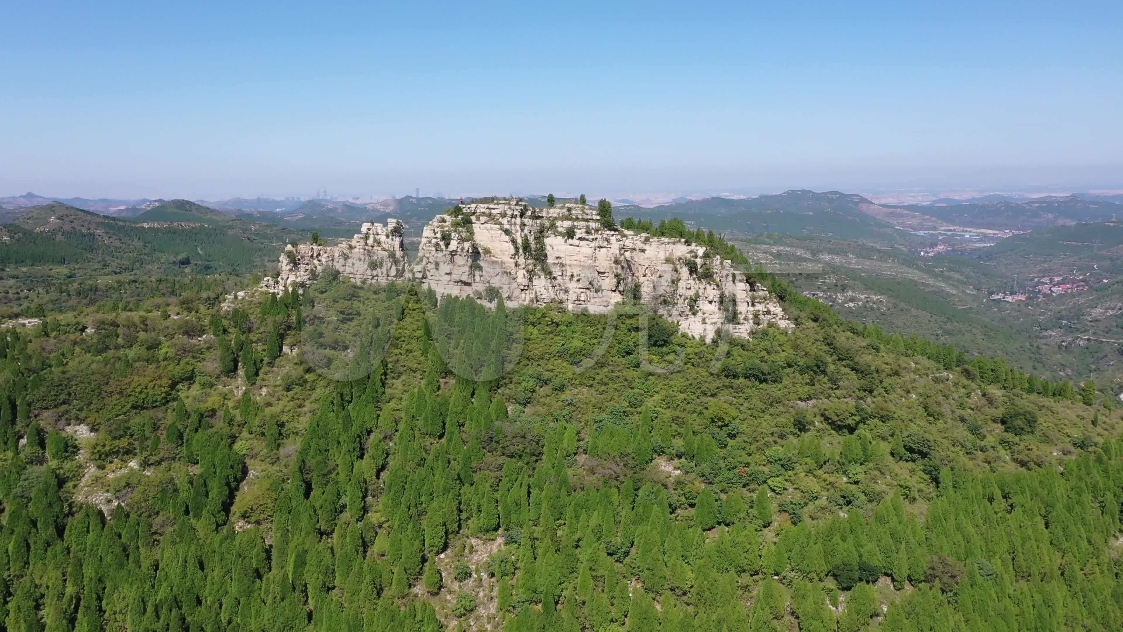 航拍济南劈山_3840x2160_高清视频素材下载(编号:6465672)_实拍视频