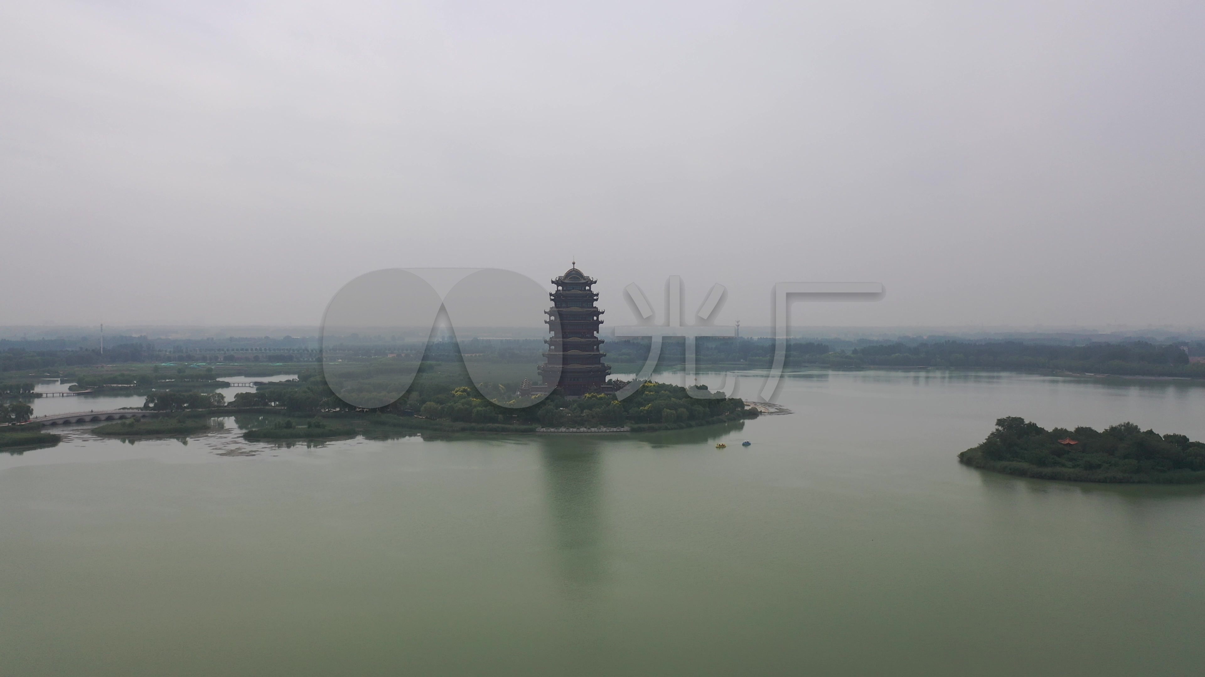 滨州蒲湖公园_3840x2160_高清视频素材下载(编号:)