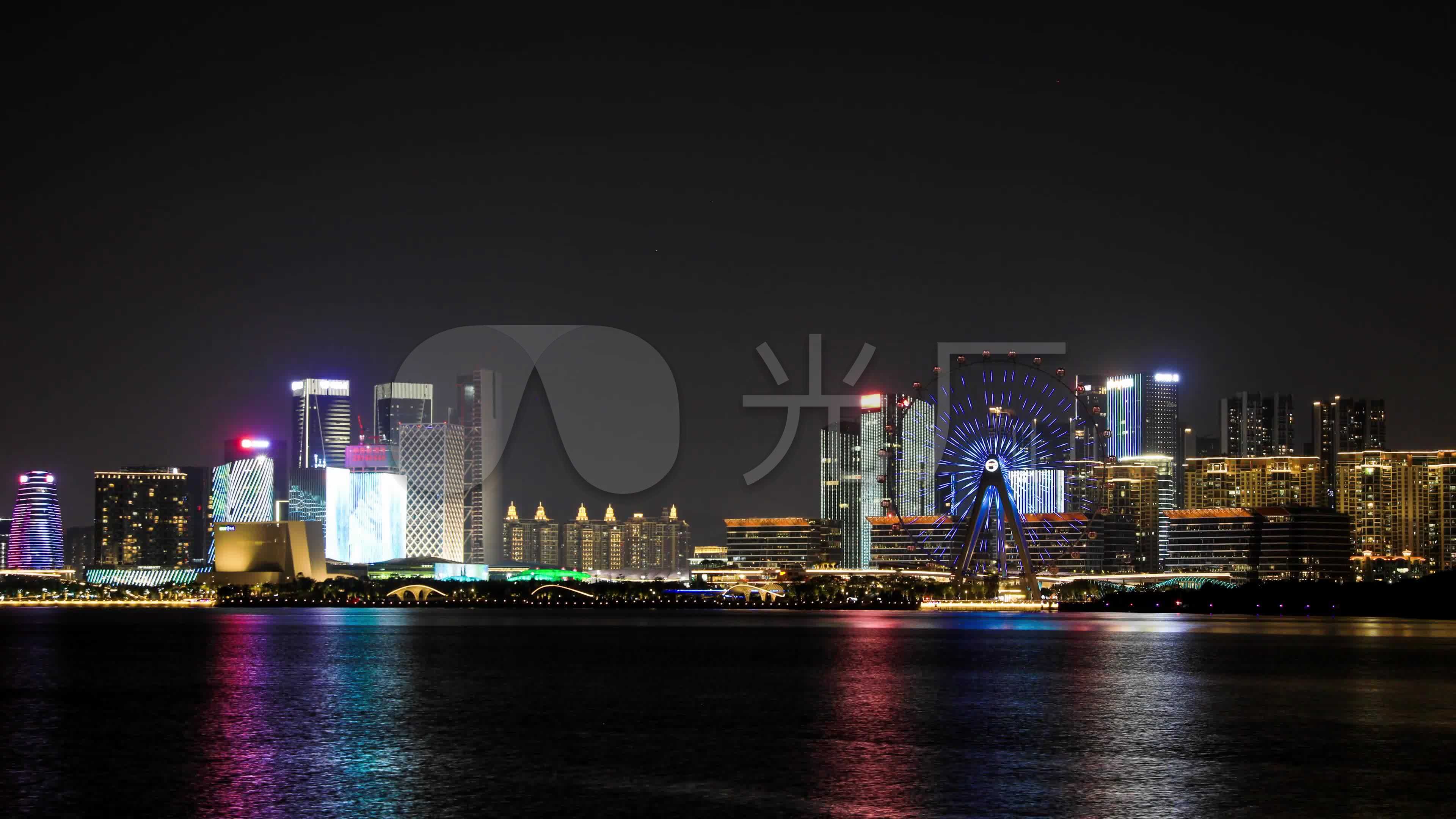 深圳摩天轮-前海摩天轮-前海夜景-前海_3840x2160_(:)