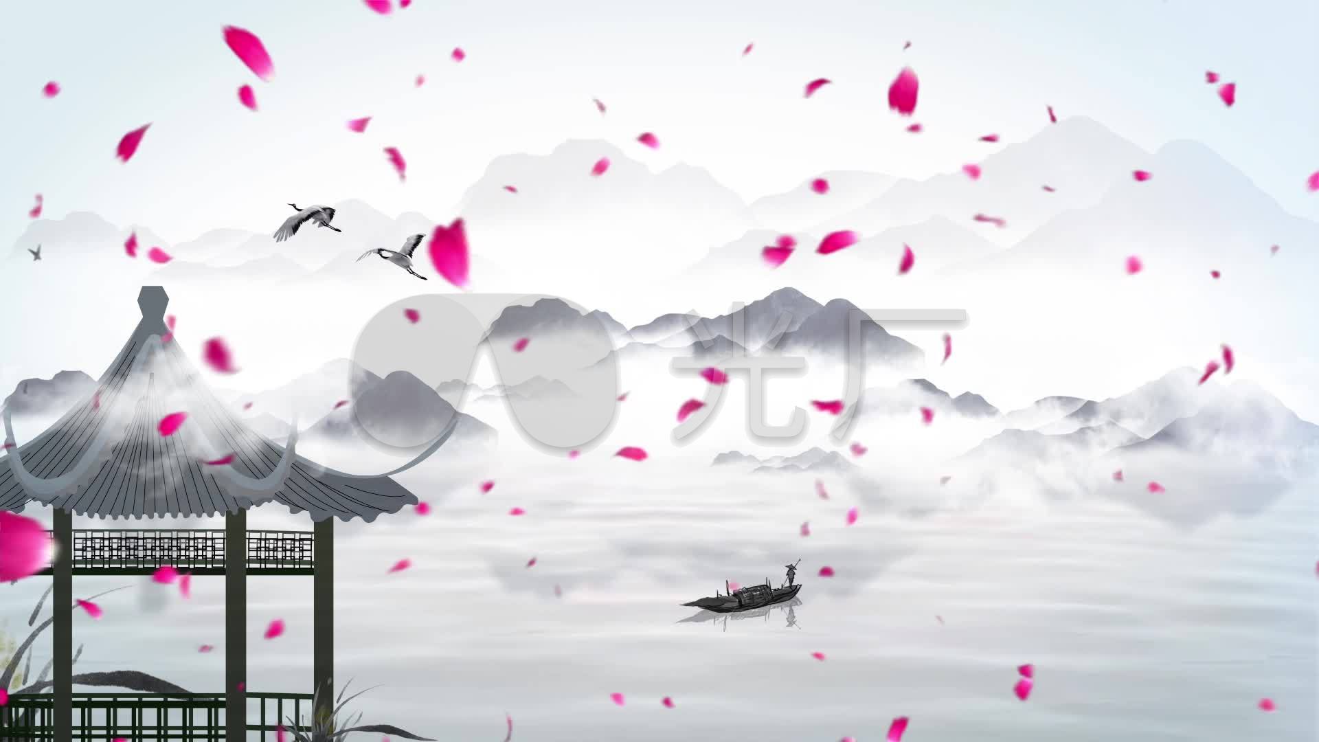 七叔《酌酒醉长安》配乐舞台背景_1920x1080_高清视频素材下载(编号
