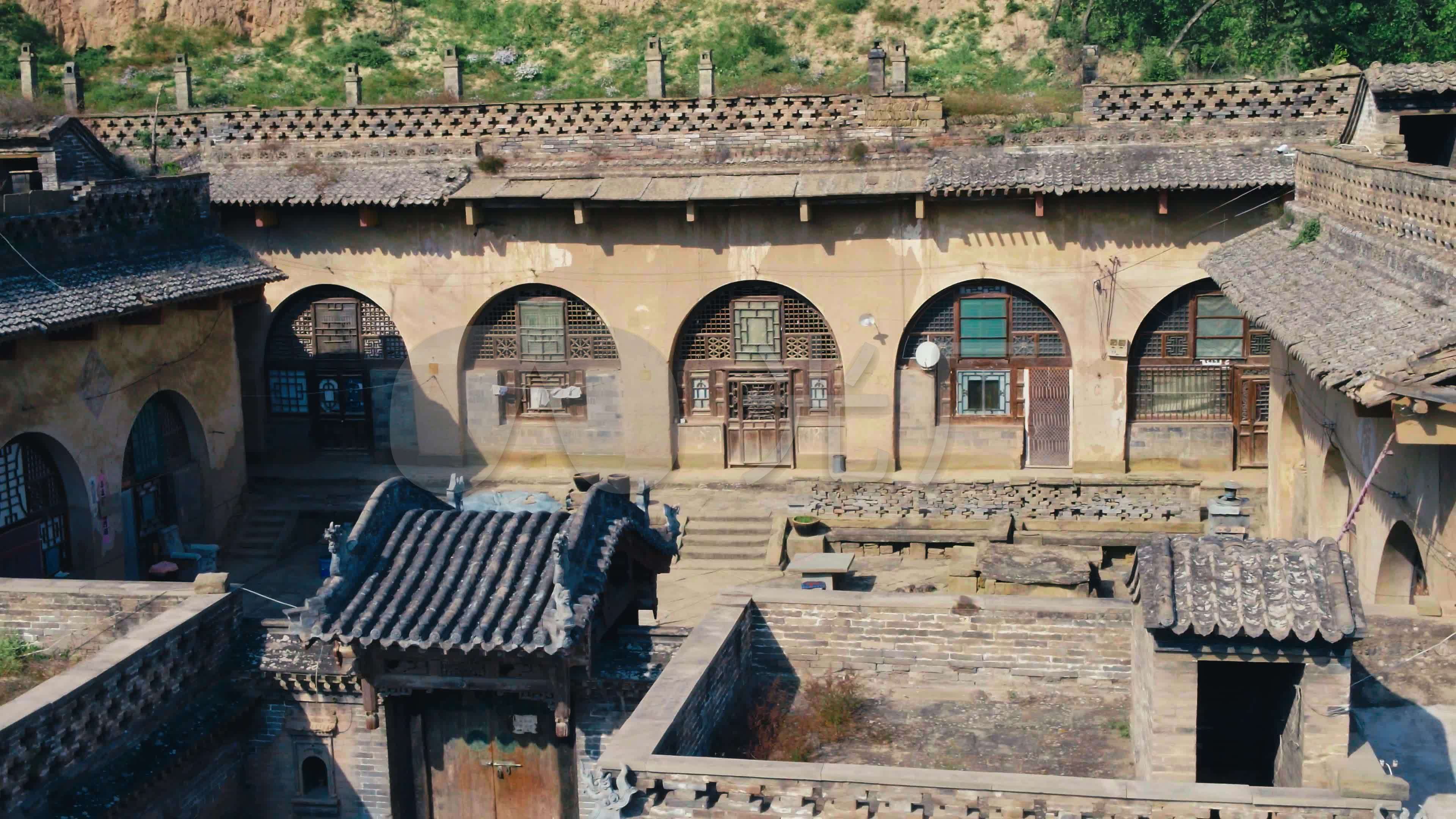 榆林杨家沟_马氏庄园_革命旧址_3840x2160_高清视频