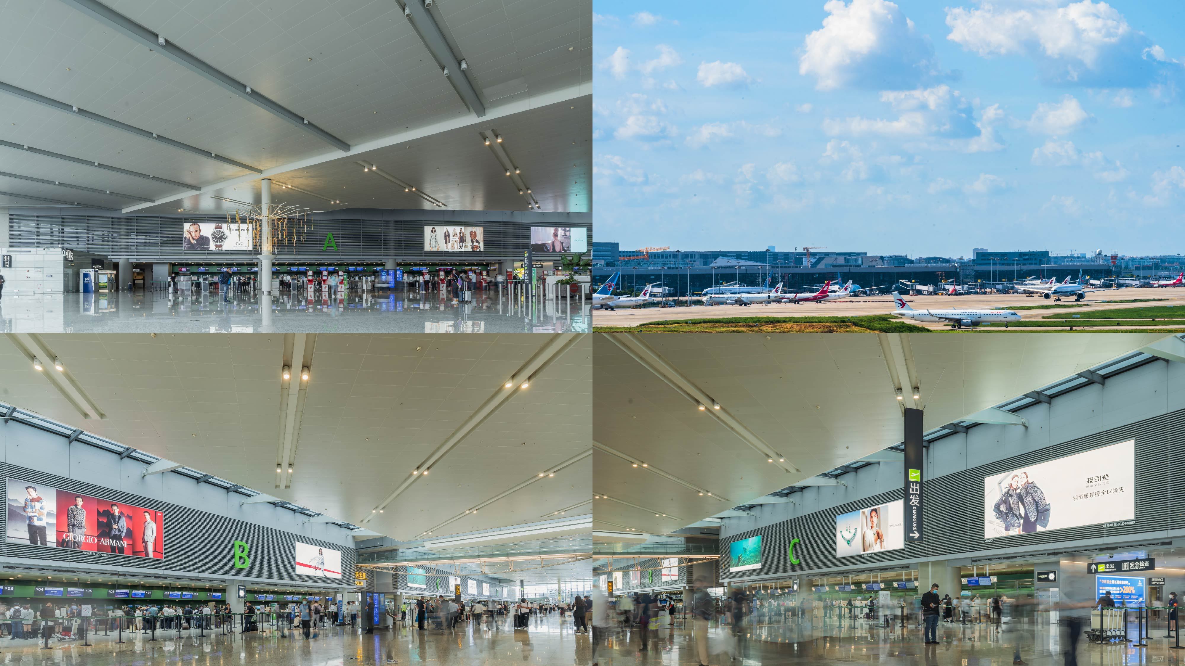机场延时,上海机场航站楼,虹桥机场