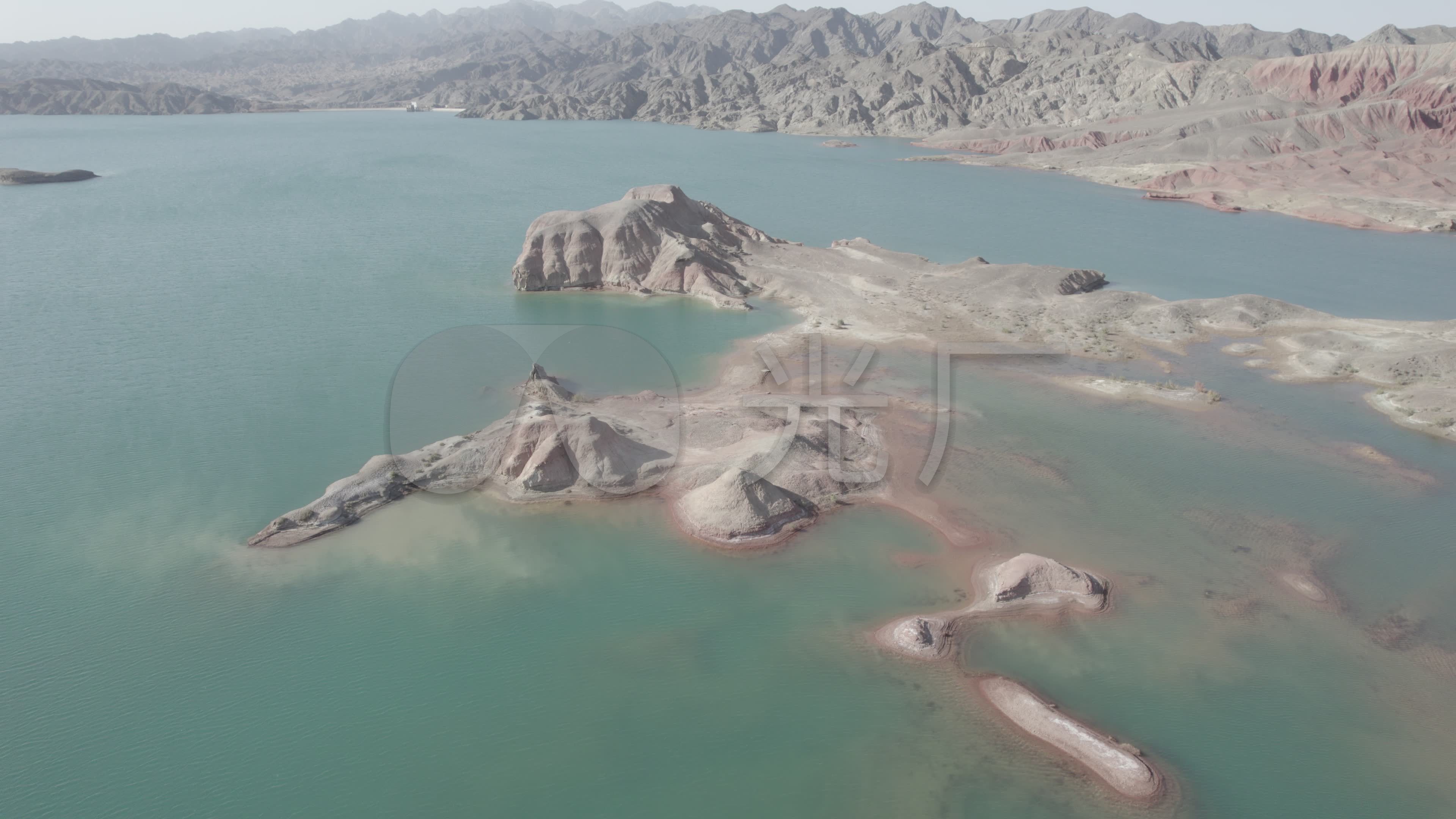 嘉峪关黑山湖灰片_3840x2160_高清视频素材下载(编号:6600596)_实拍