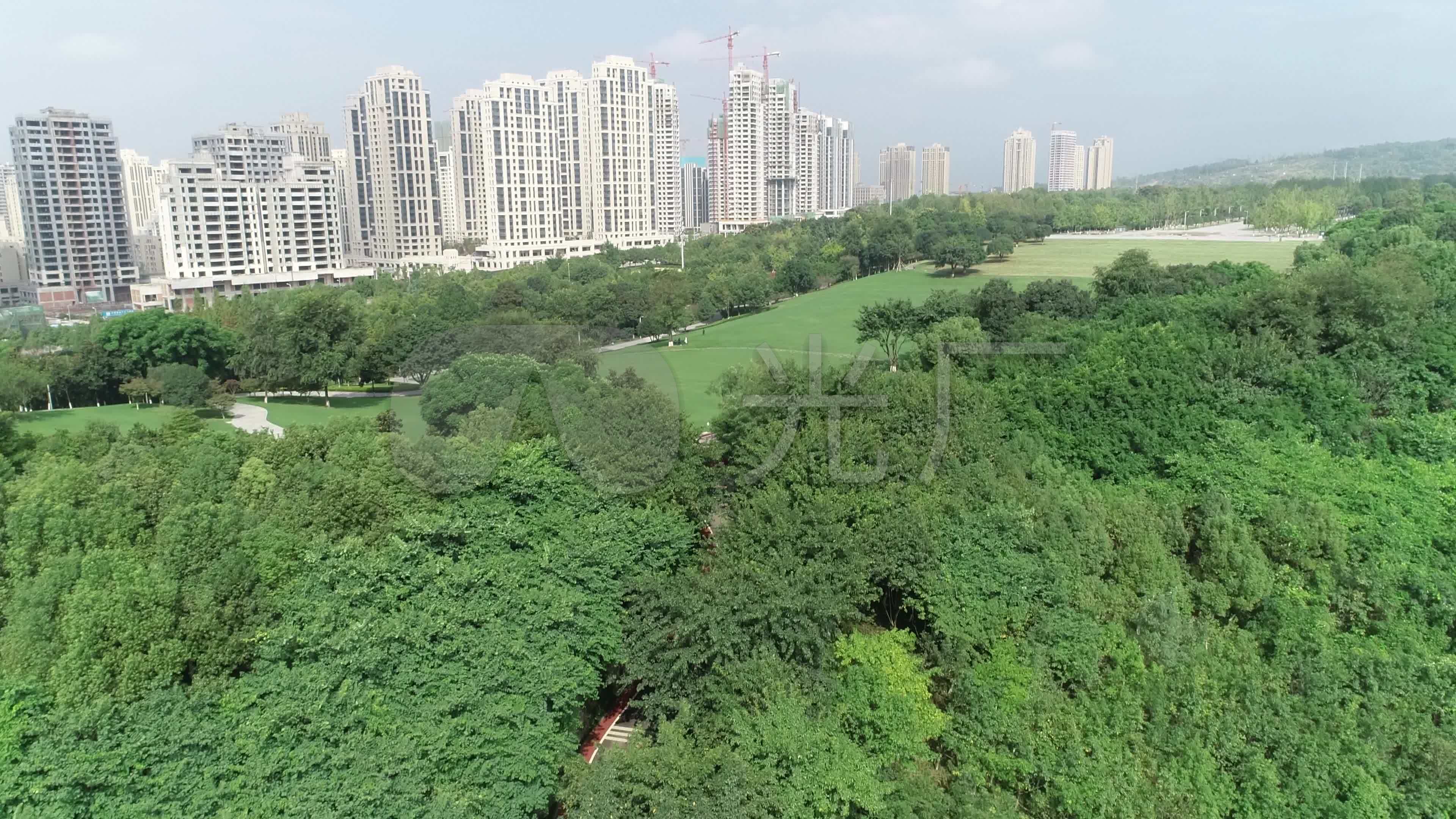 重庆中央公园4k航拍_3840x2160_高清视频素材下载(:)