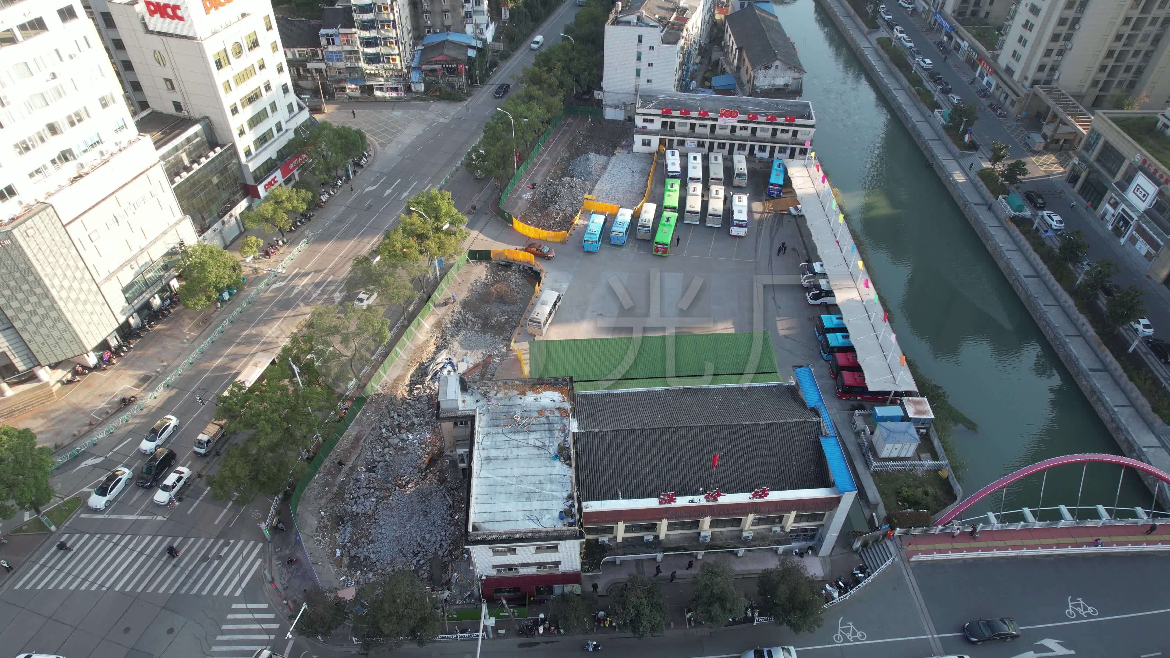 台州温岭老车站4k航拍dji_0564