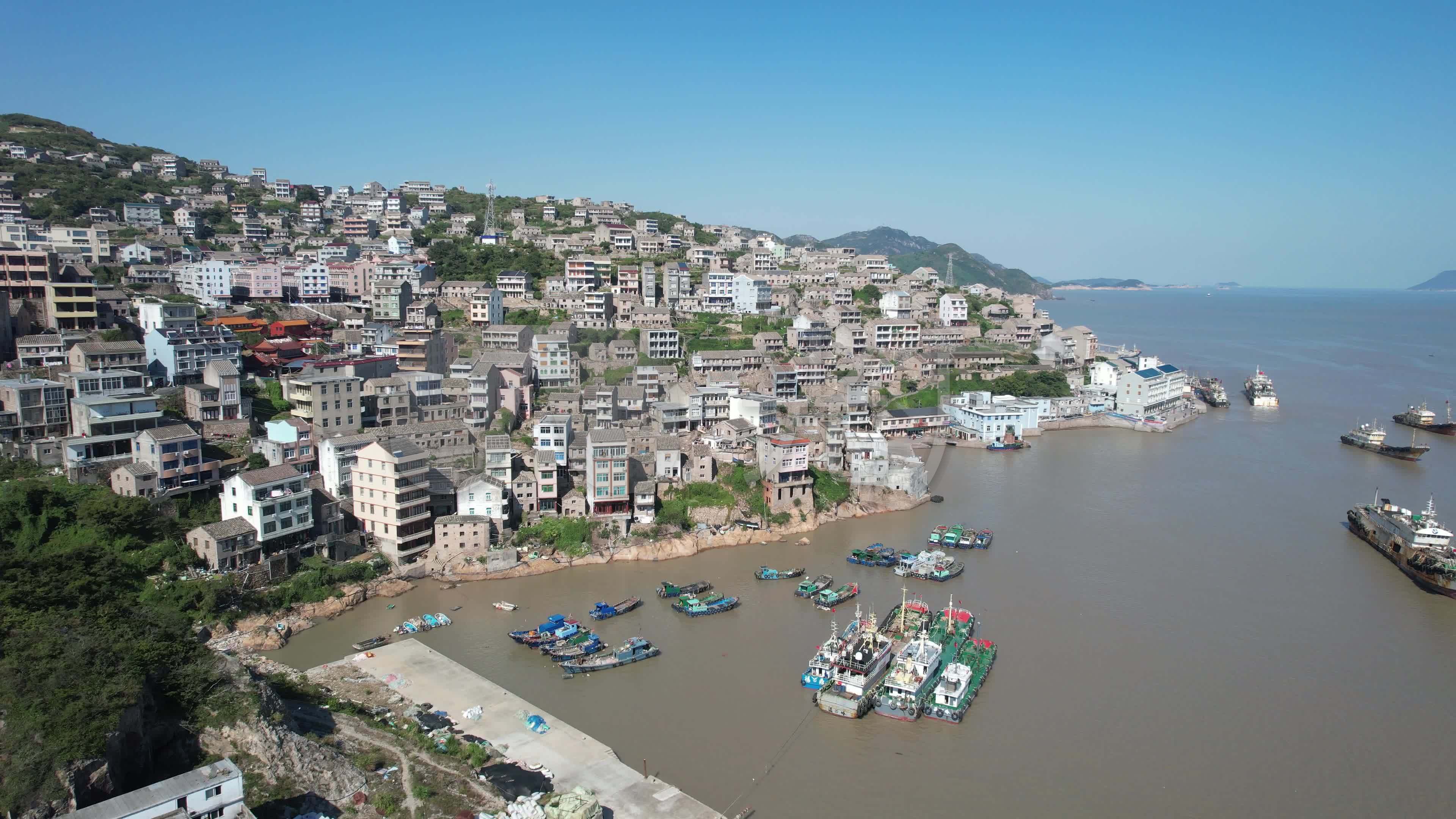台州温岭石塘钓浜4k航拍dji_0769