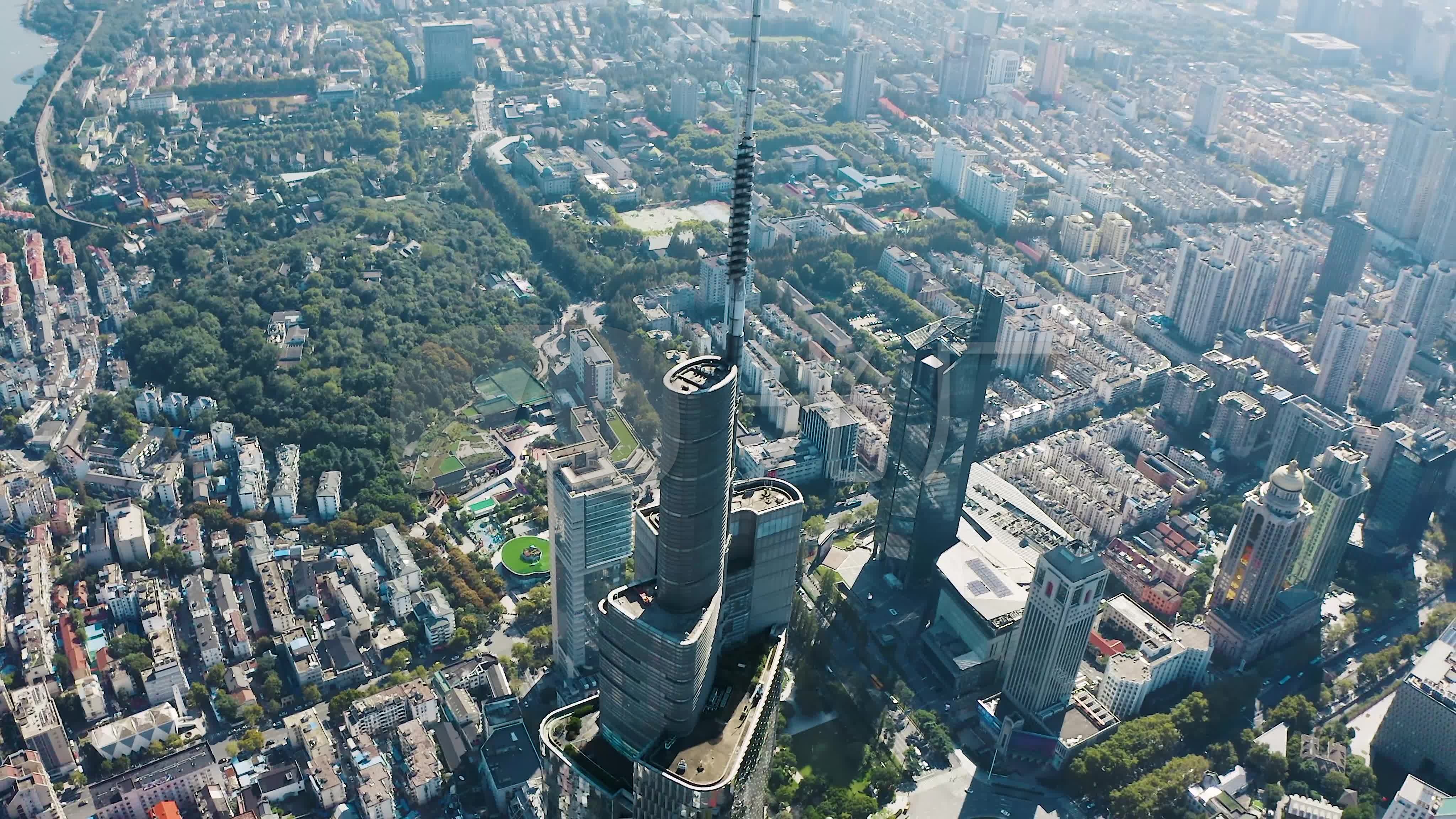 南京地标紫峰大厦4k