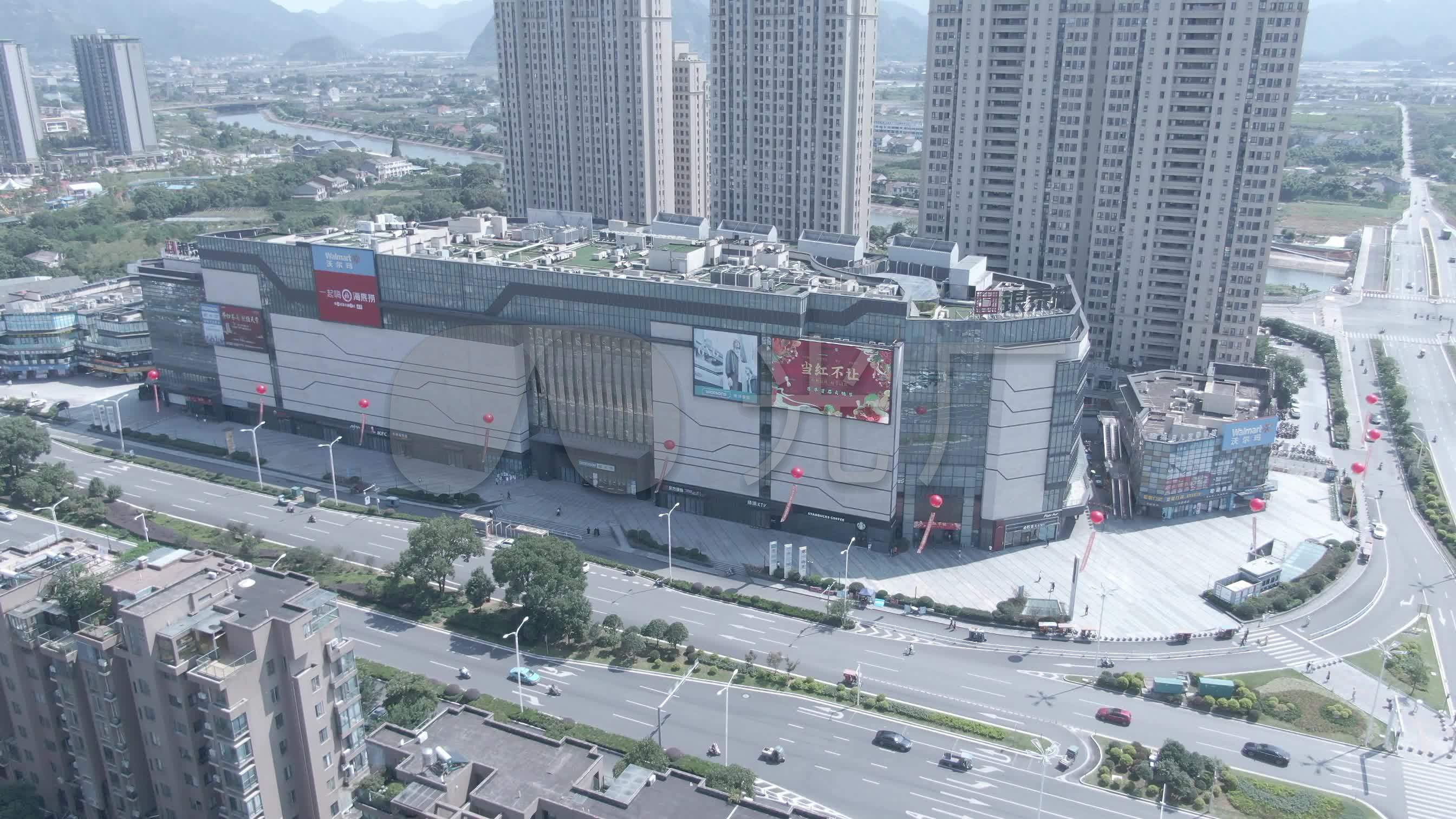 温州 苍南 银泰城 城市 航拍