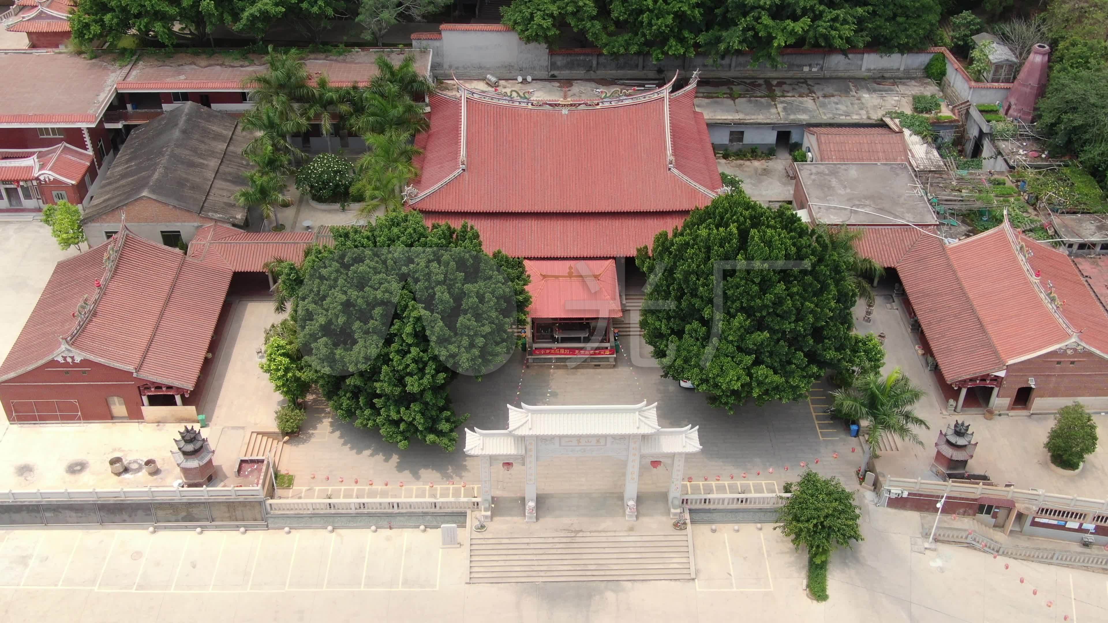 航拍泉州东岳行宫东岳庙